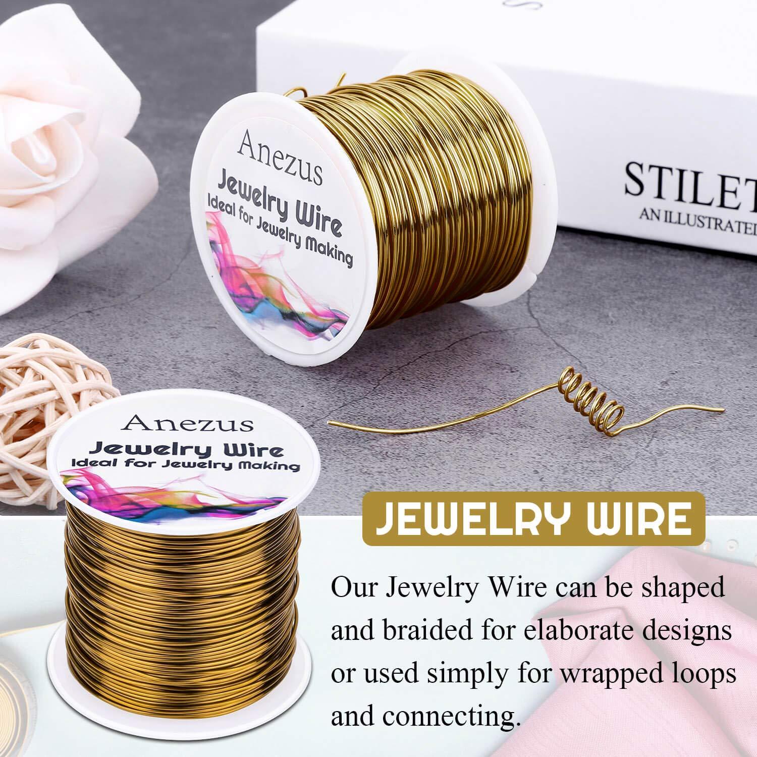 Alambre de Joyería Anezus 20 Gauge 25m Cobre Bronce Antiguo