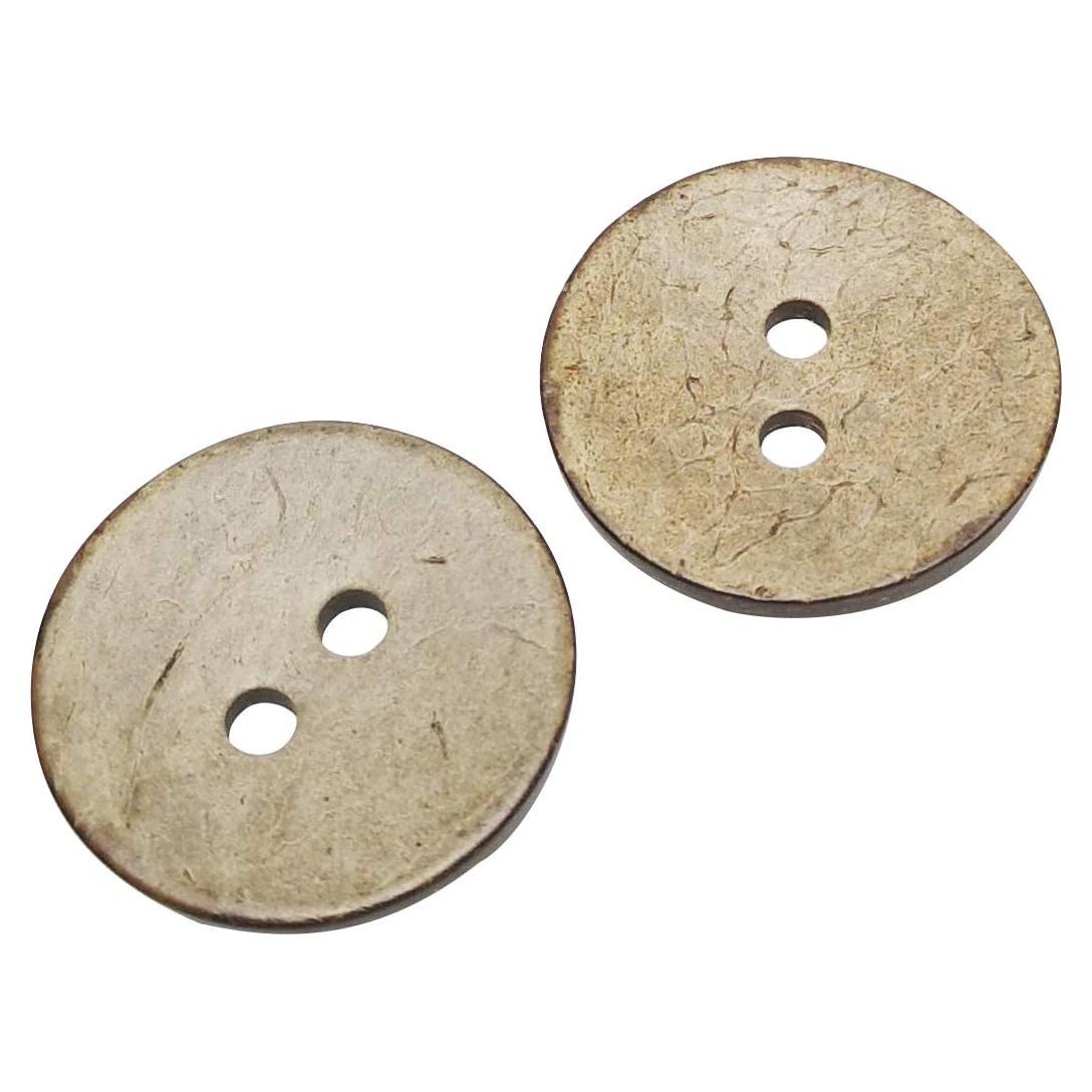 Botones de Coco Natural Chenkou Craft 30pcs 38mm Marrón