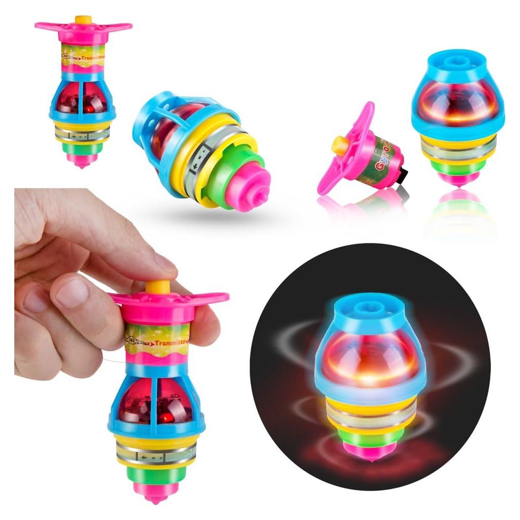 Trompos Voladores Iluminados PROLOSO - Paquete de 15 Unidades