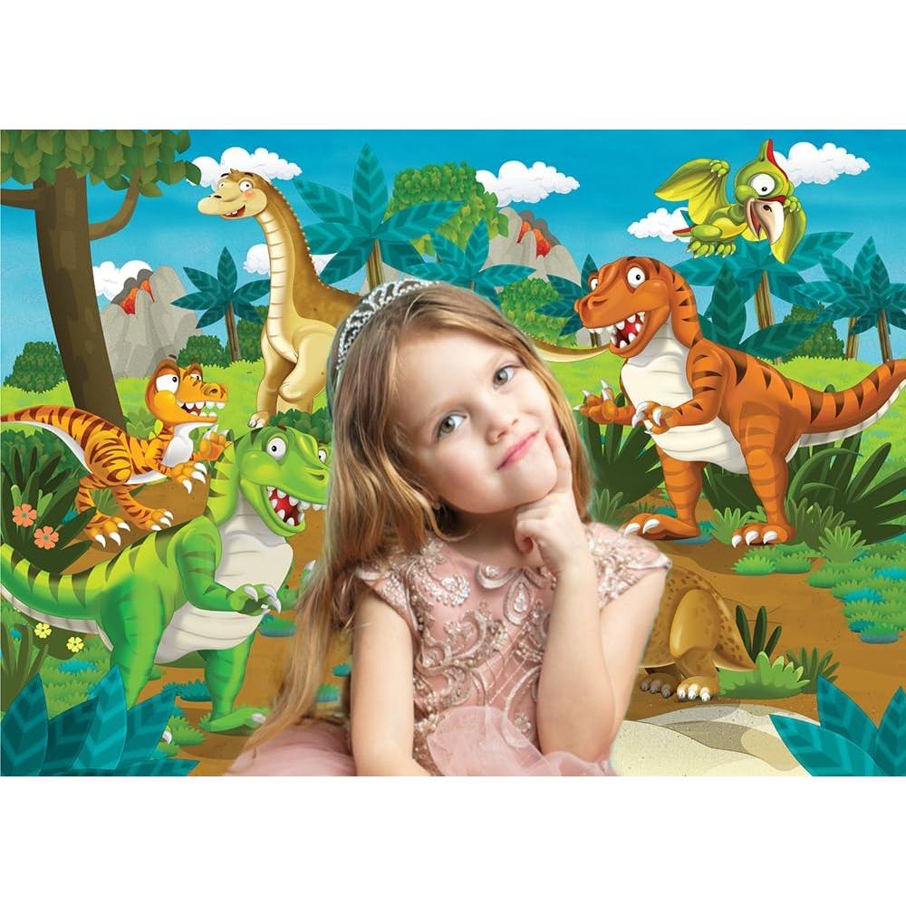 Fondo de Foto Dinosaurio CYLYH 2.1x1.5m para Cumpleaños