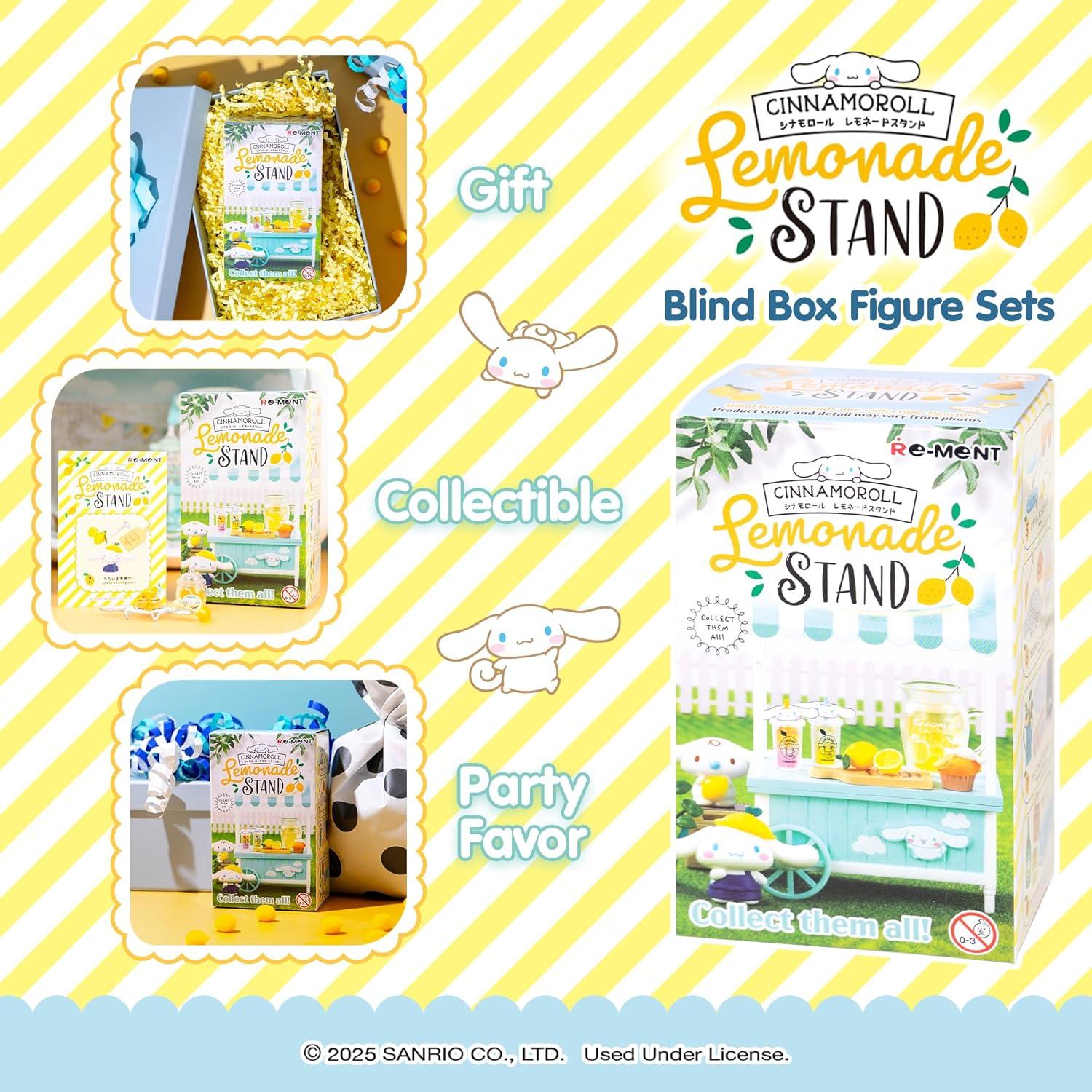 Set Mini Figura Sorpresa Cinnamoroll - Puesto de Limonada
