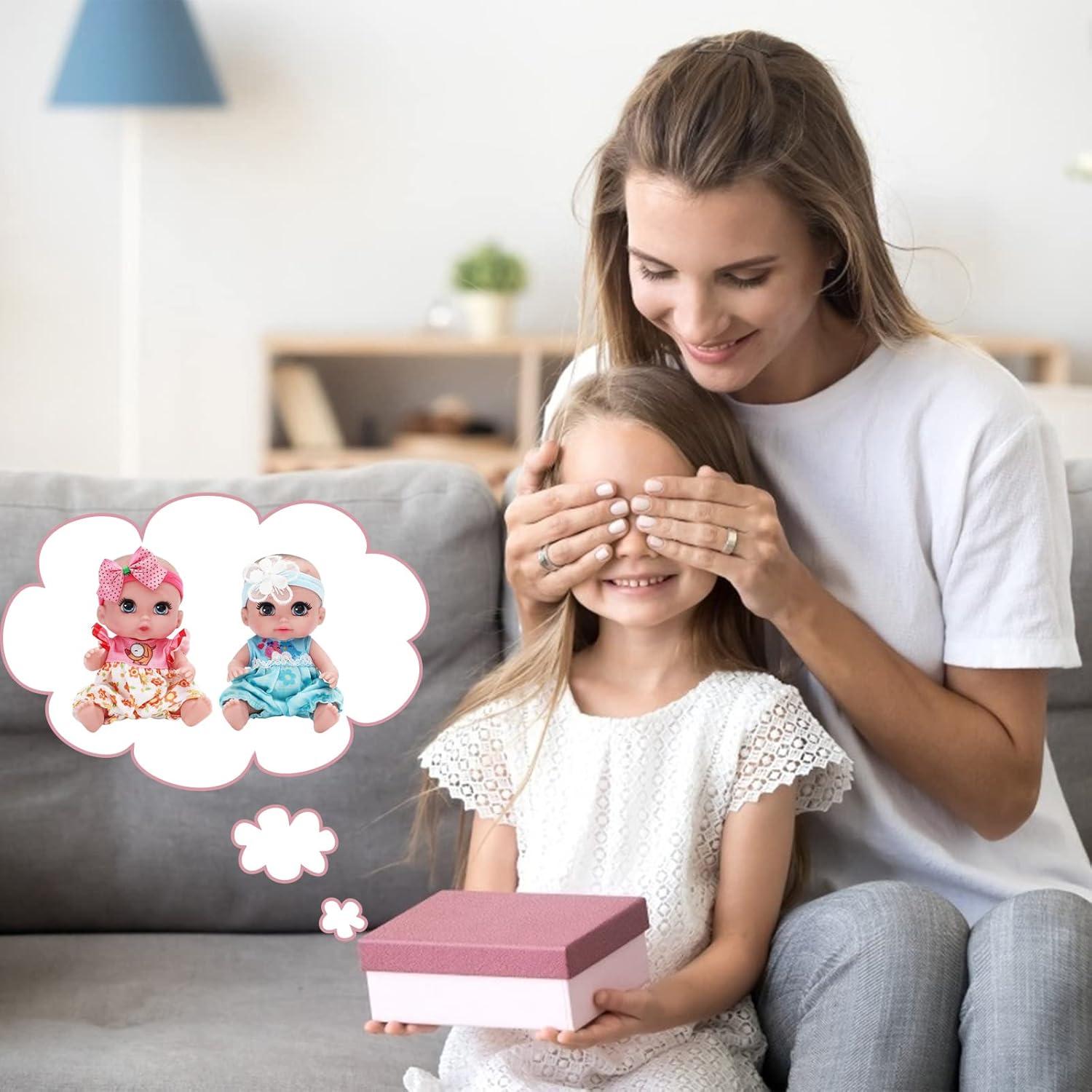 Muñecas Mini ONEST 15 cm con Ropa Hecha a Mano - 2 Piezas