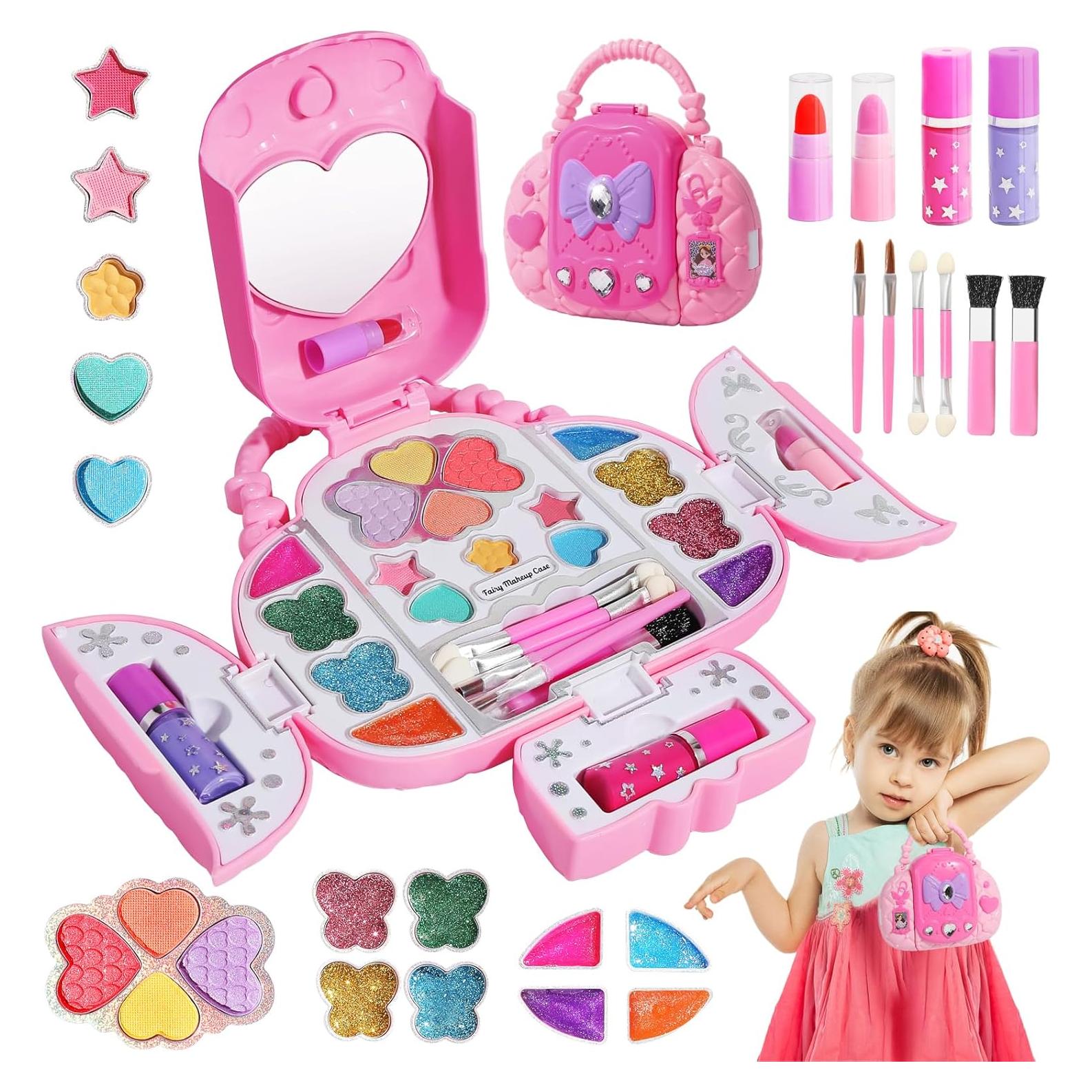 Kit de Maquillaje Infantil Topsolid - Set Lavable para Niñas 3-12 Años