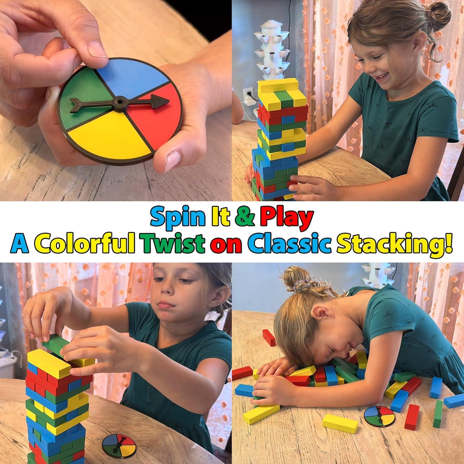 Juego de Apilamiento Arcoíris Funwares - Torre Inestable 0.89kg