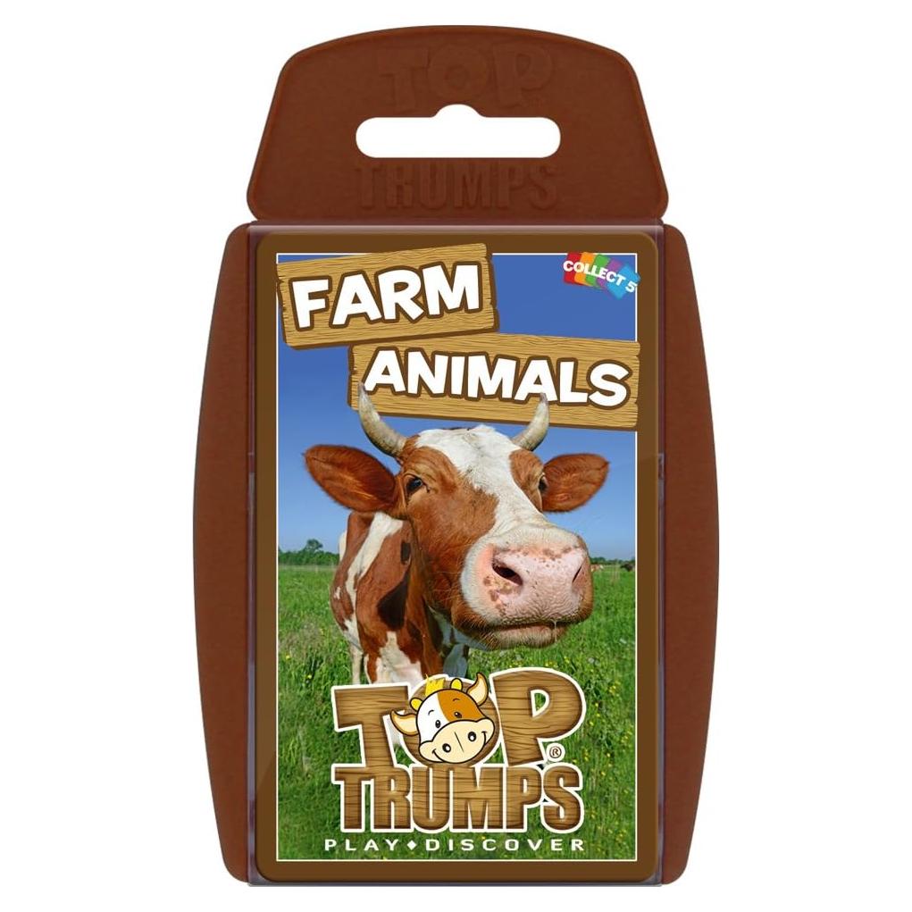 Juego de Cartas Top Trumps Animales de Granja - 99.6g