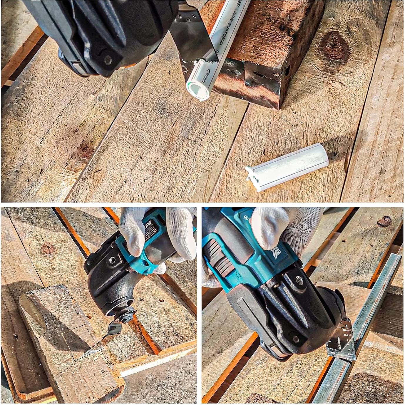 100 Hojas de Sierra Oscilante AIFICUT para Madera