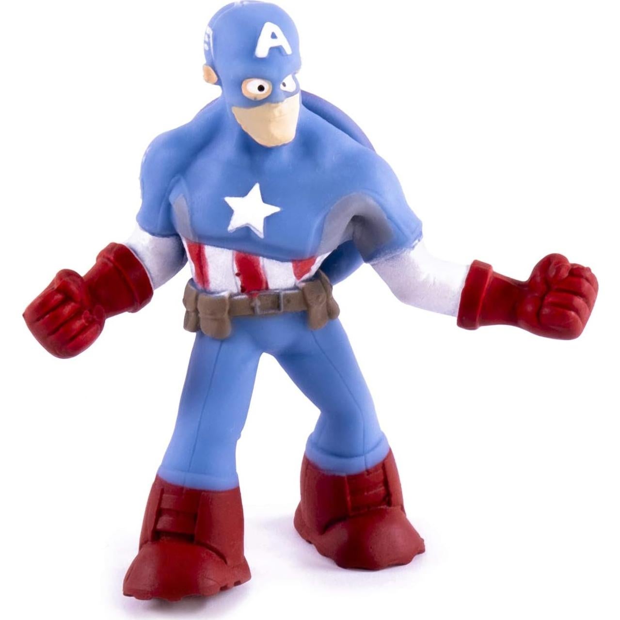 Juguete Estirable Hedstrom Capitán América 8 Piezas 14 cm