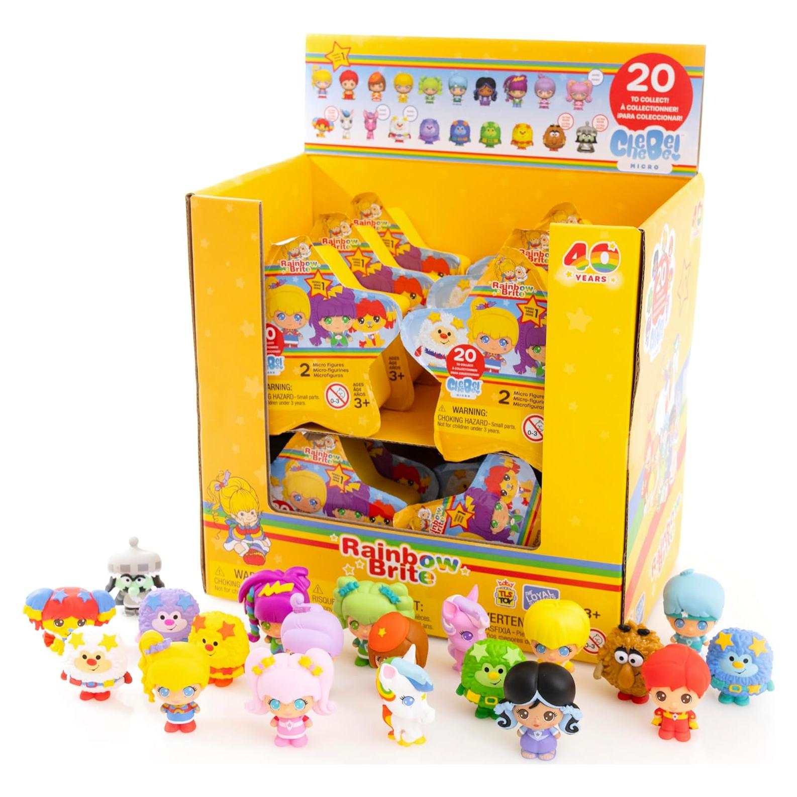 Paquete de 12 Figuras Micro Cheebee Rainbow Brite - TLS Toy