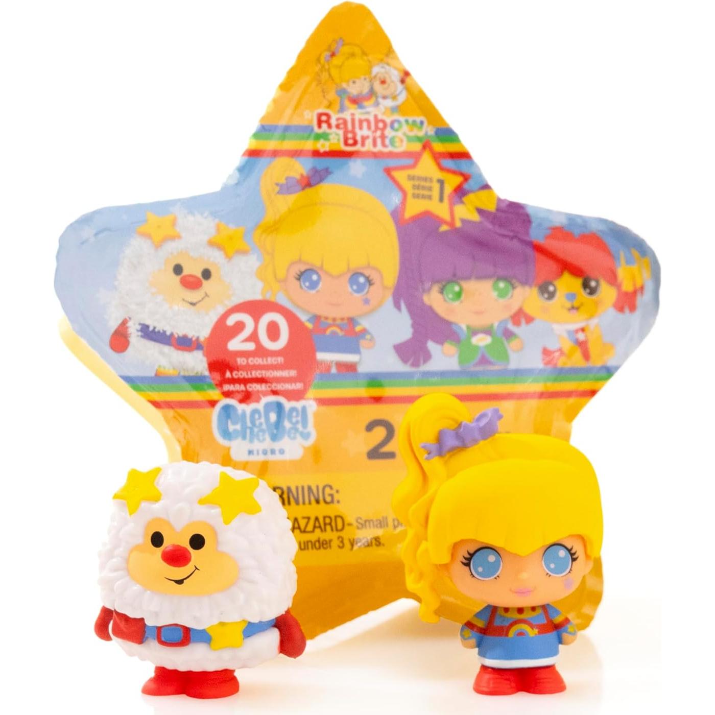 Paquete de 12 Figuras Micro Cheebee Rainbow Brite - TLS Toy