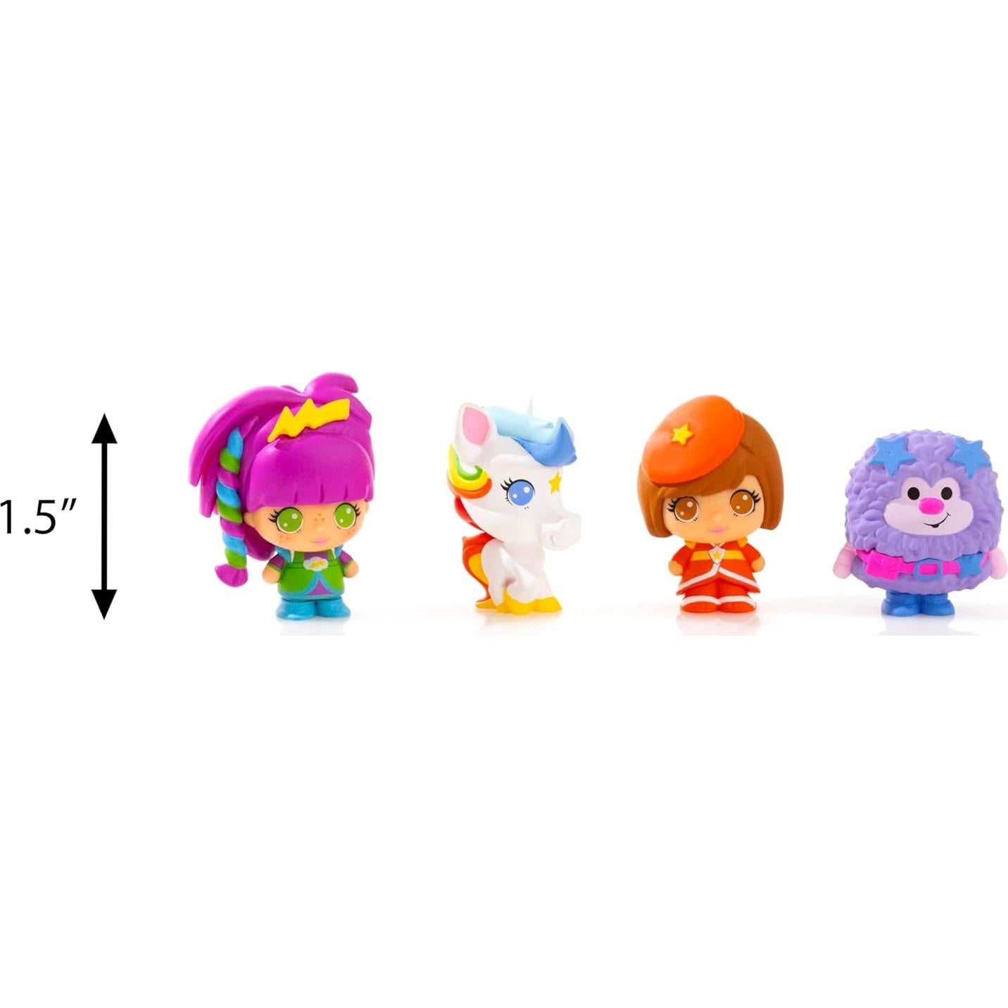 Paquete de 12 Figuras Micro Cheebee Rainbow Brite - TLS Toy