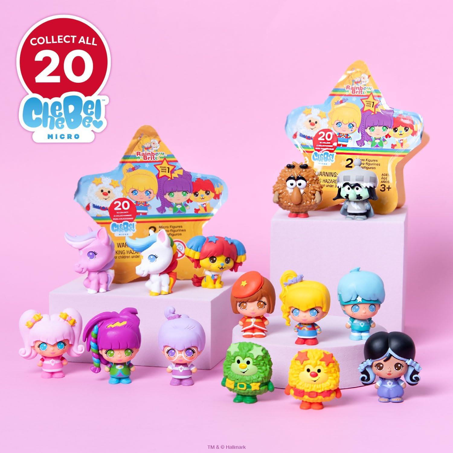 Paquete de 12 Figuras Micro Cheebee Rainbow Brite - TLS Toy