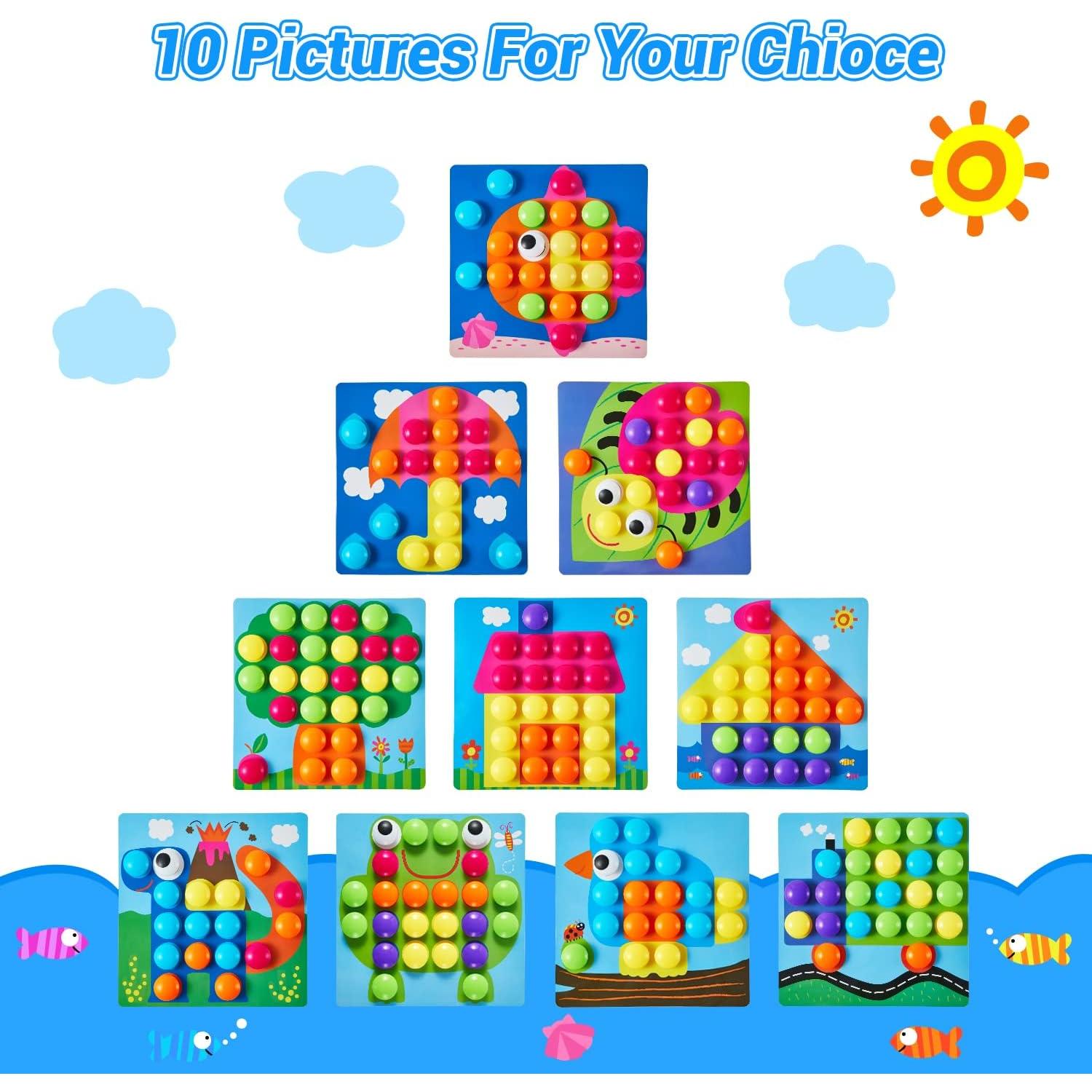 Juguetes de Arte Geekper 68PCS para Niños 3-6 Años