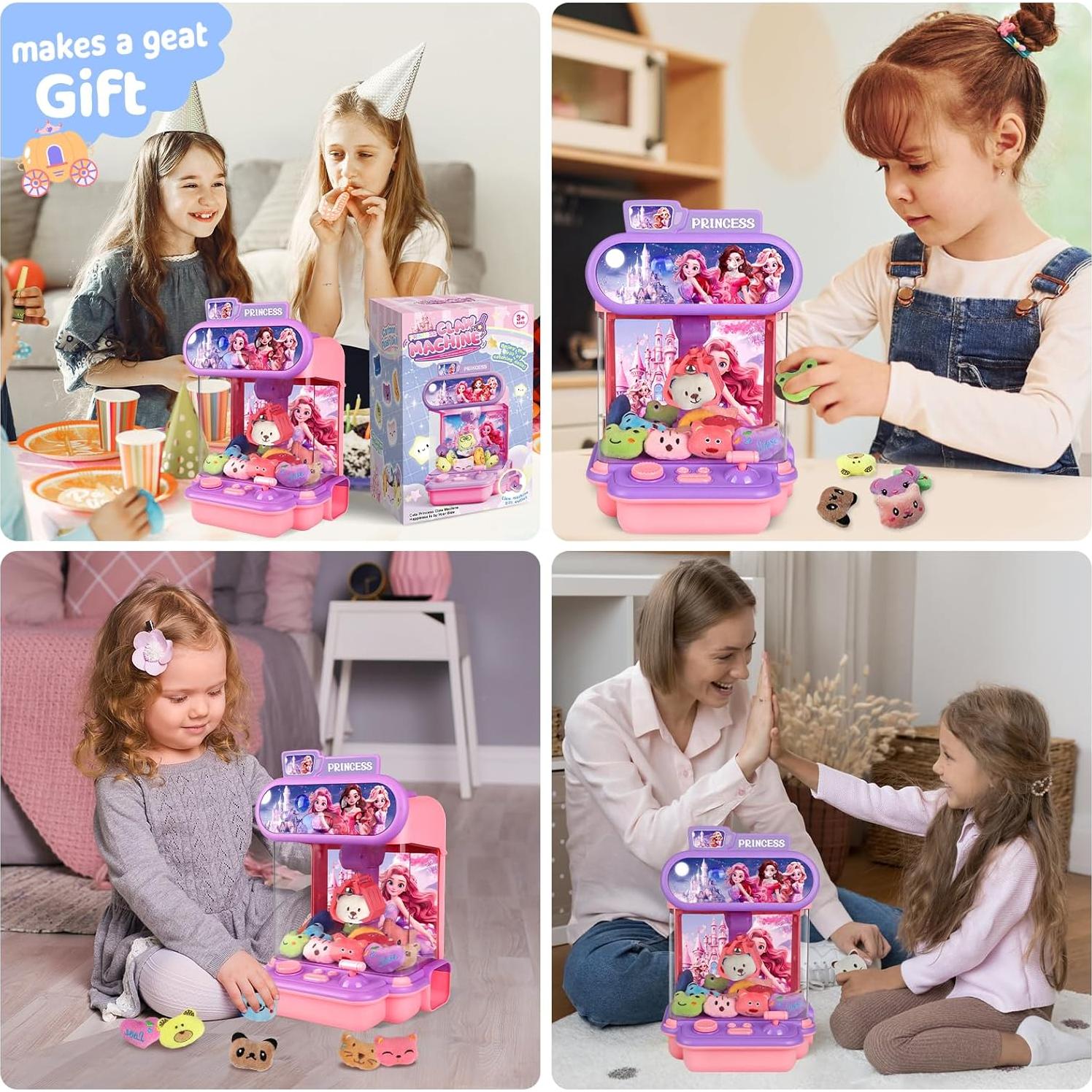 Mini Máquina de Garras TingingYuli Princesa-B con 20 Juguetes