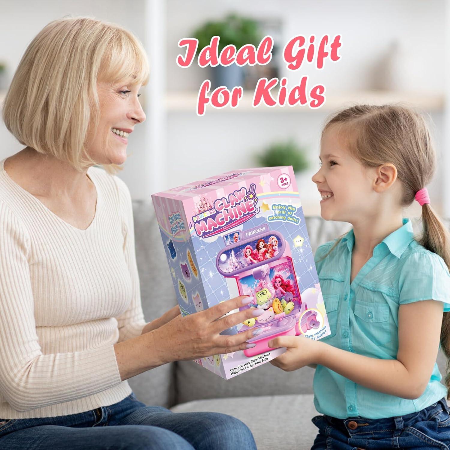 Mini Máquina de Garras TingingYuli Princesa-B con 20 Juguetes