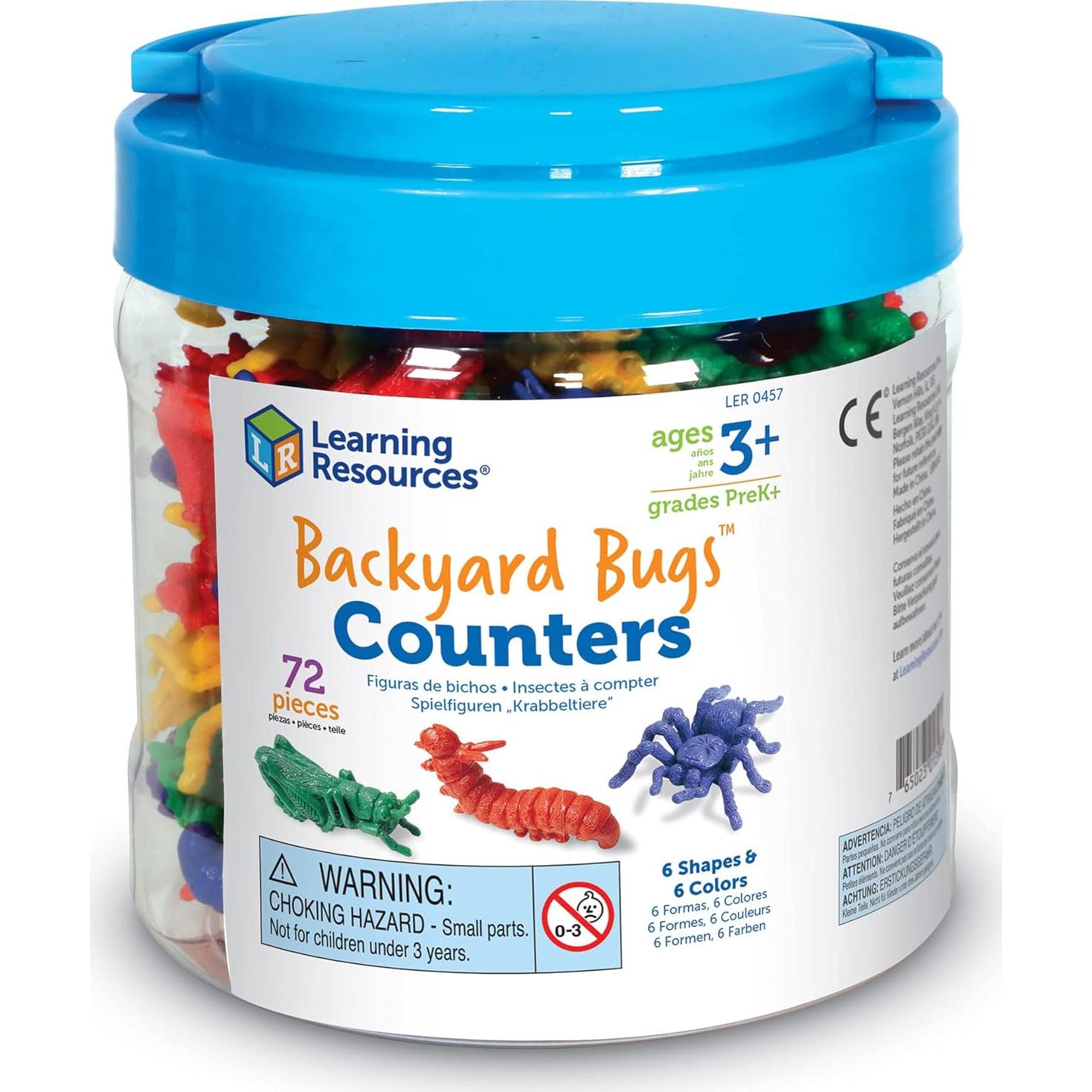 Contadores de Insectos Learning Resources - 72 Piezas para Niños