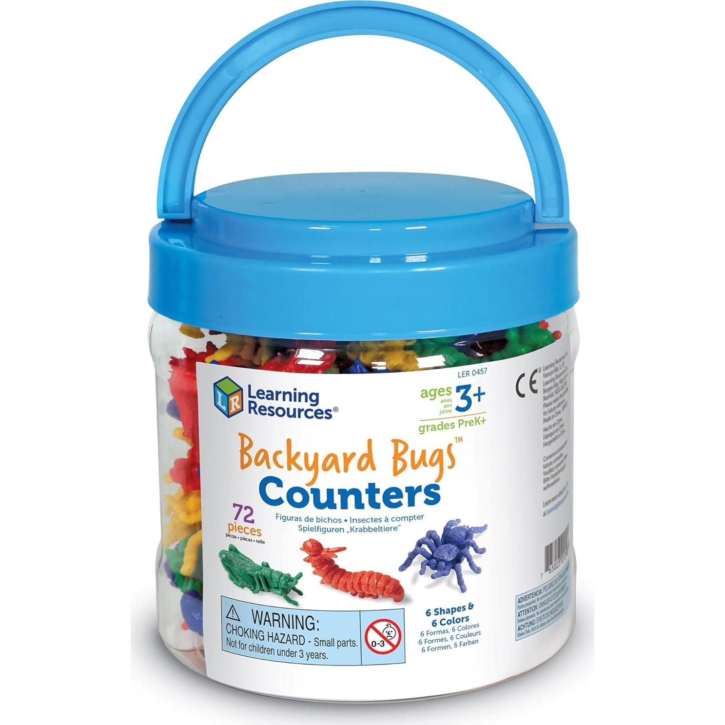Contadores de Insectos Learning Resources - 72 Piezas para Niños