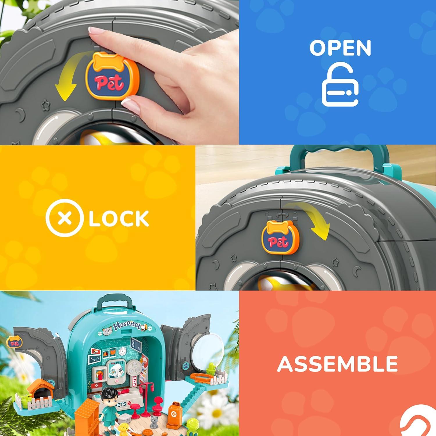 Mochila Transportadora para Mascotas SMILESSKIDDO 3 en 1