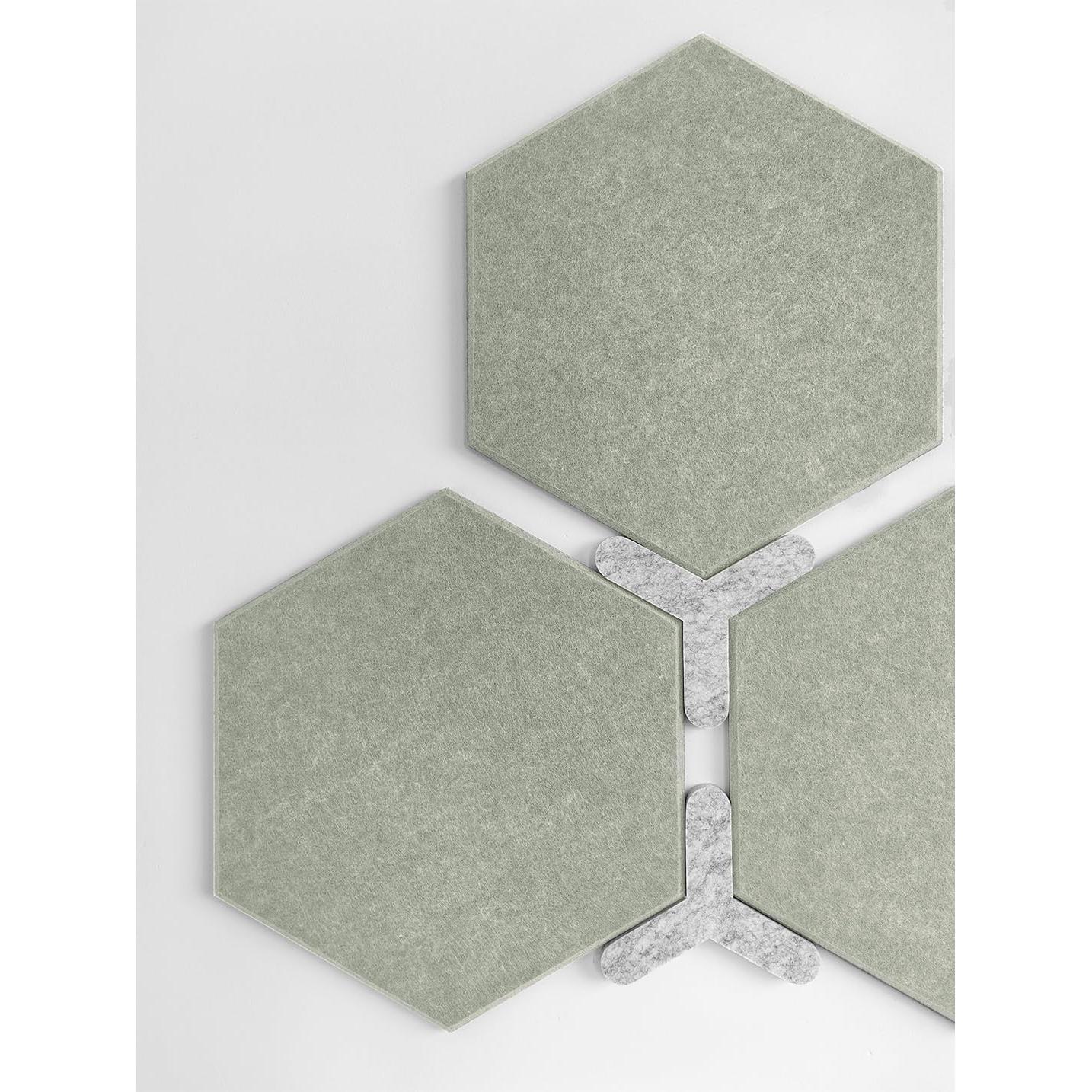 Azulejos de Fieltro Hexagonales Decorita - 12 Paneles Autoadhesivos