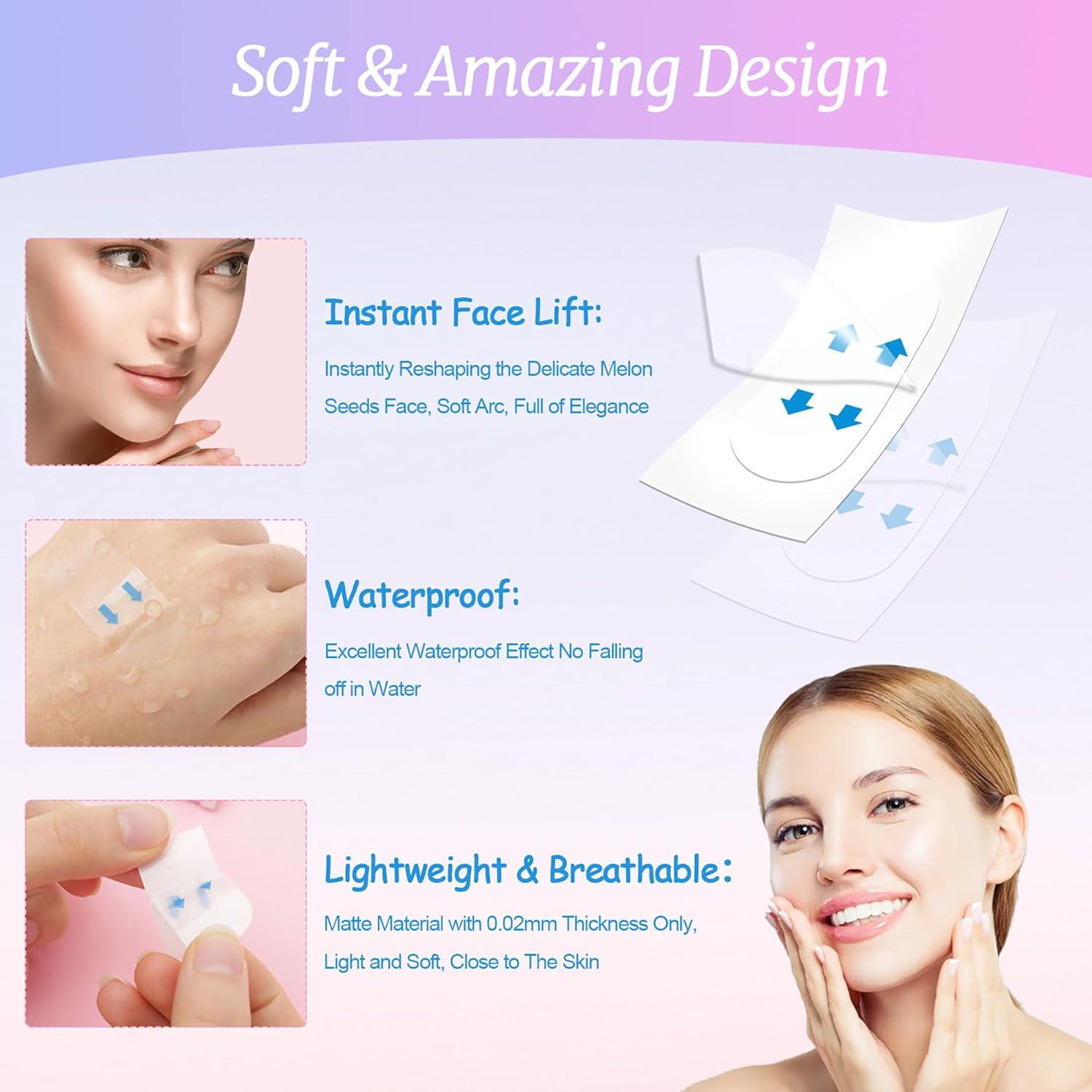 Cinta de Elevación Facial Invisible LadPemo 152 Piezas