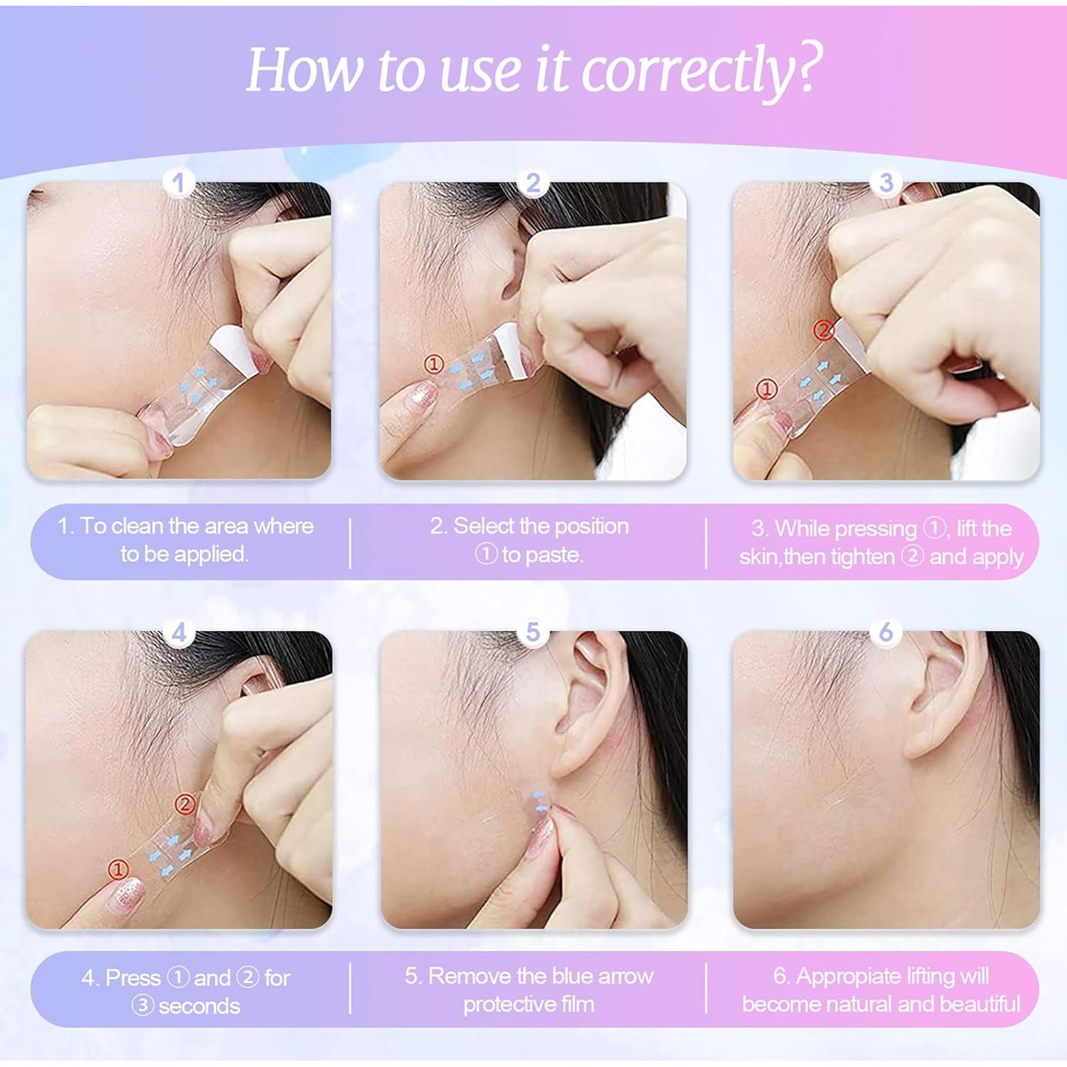 Cinta de Elevación Facial Invisible LadPemo 152 Piezas