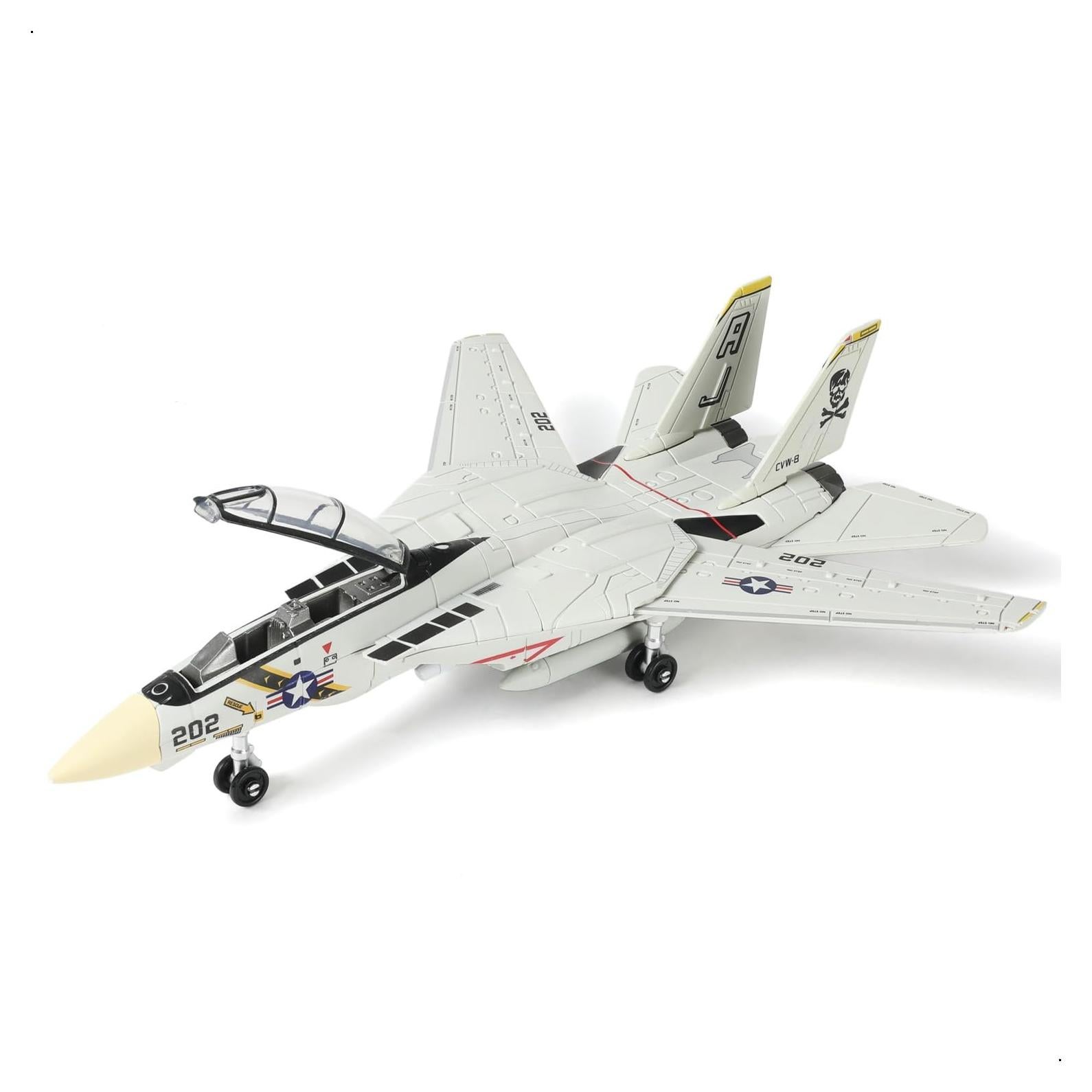 Kit de modelo F-14 Tomcat 1:72 SEBUNAS plástico para armar