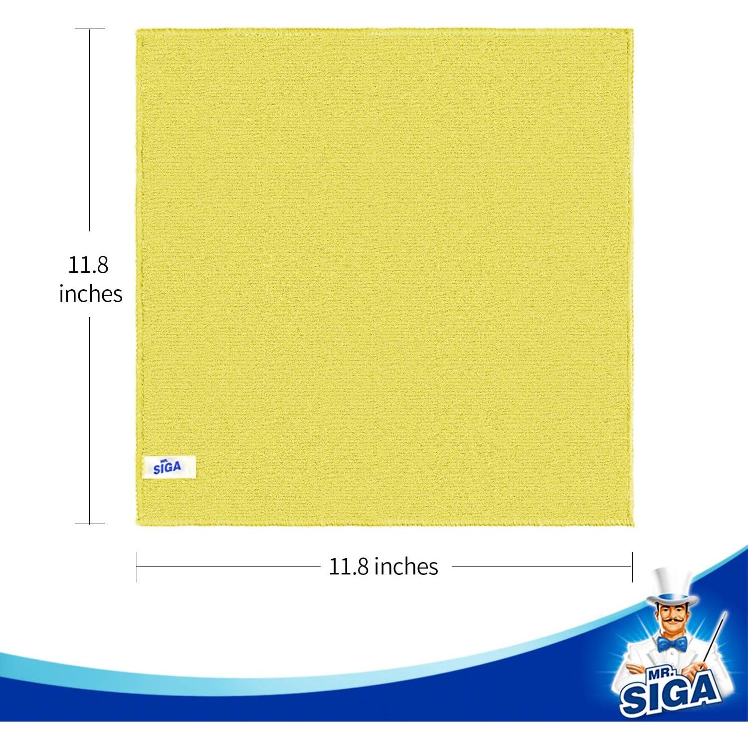 Paño de Microfibra MR.SIGA 50 Unidades 30x30 cm Multiusos