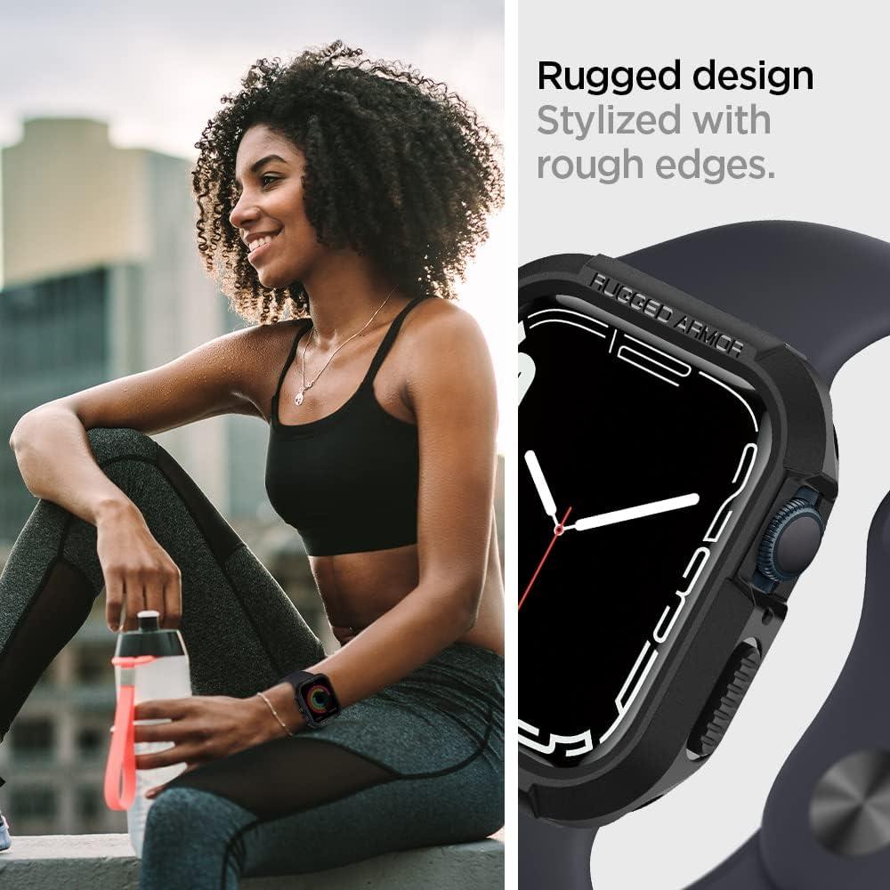 Funda Protector Spigen para Apple Watch 41mm/40mm - Negro