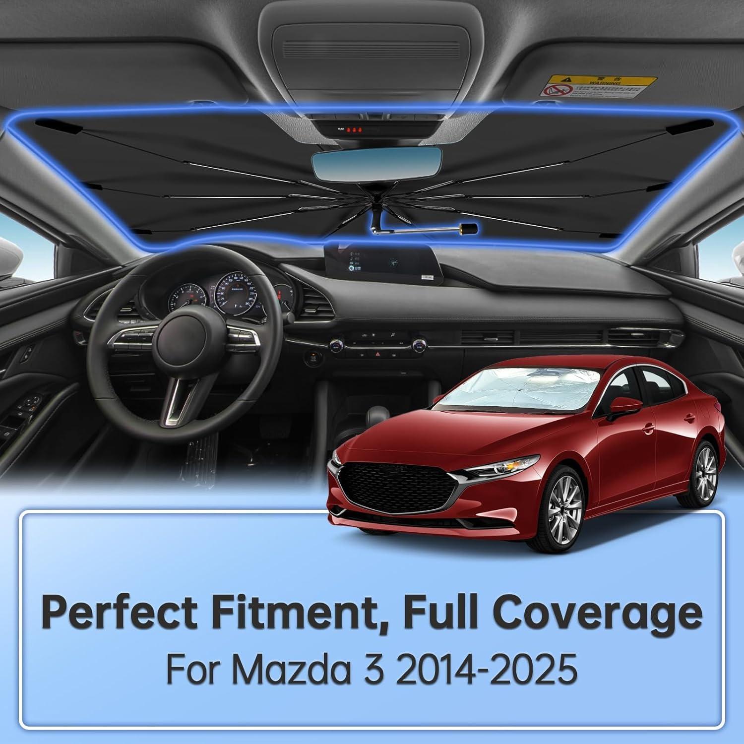 Parasol Plegable Bocvam para Parabrisas Mazda 3 2014-2025