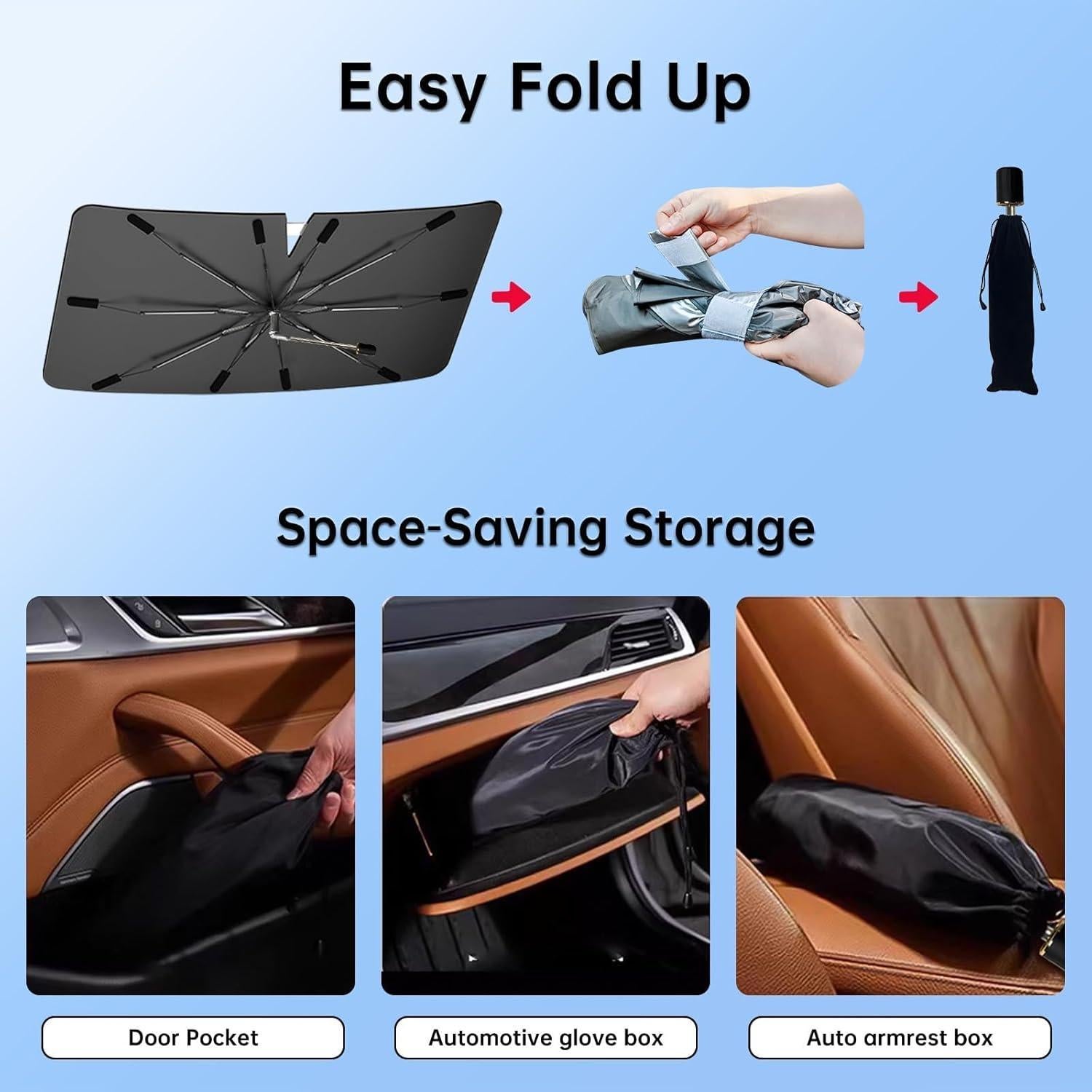 Parasol Plegable Bocvam para Parabrisas Mazda 3 2014-2025