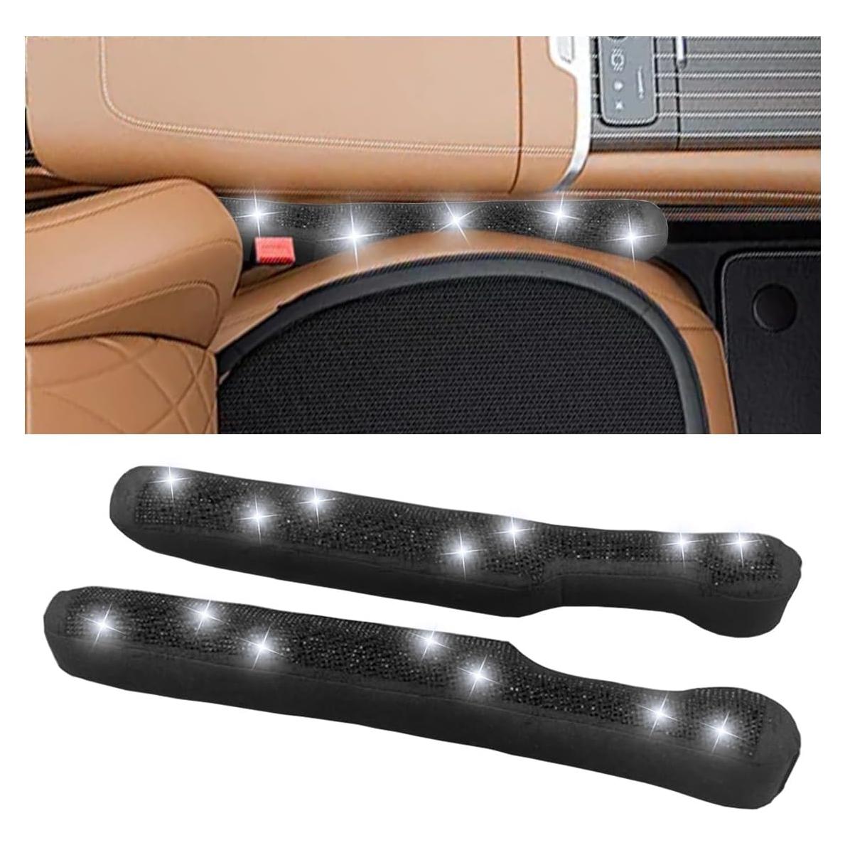 Relleno de Espacio entre Asientos de Coche LAINLOY 42x6cm Negro 2PCS