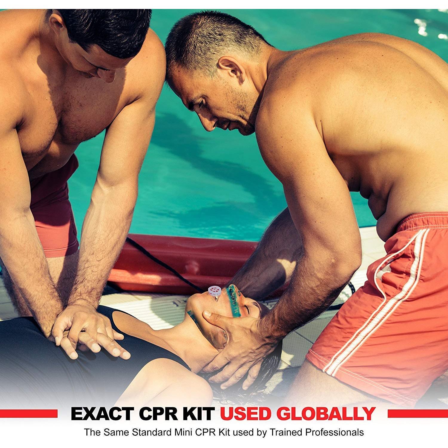 KONGDY 10pcs Máscara de CPR con Válvula Unidireccional