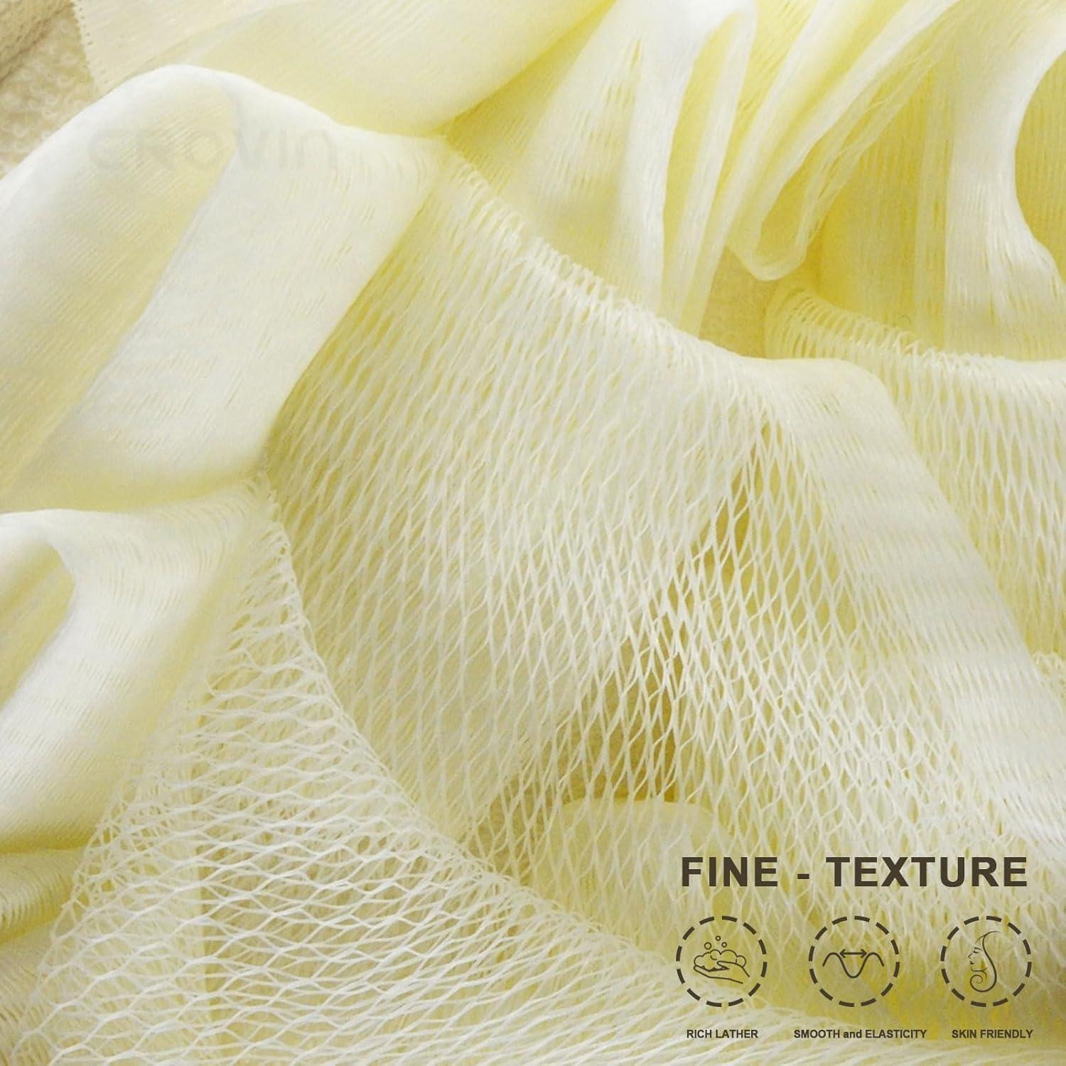 Esponja de Ducha Exfoliante CROVIN - 2 Unidades 17.8x12.7 cm