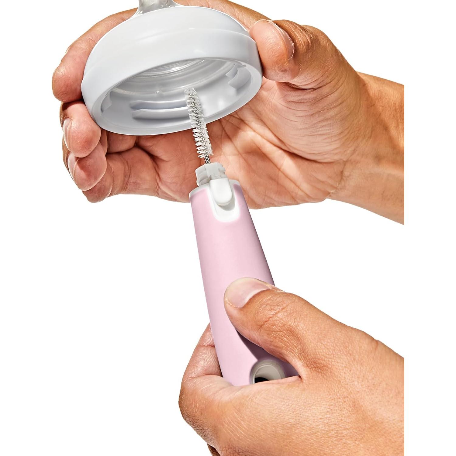 Cepillo para Botellas OXO Tot - Flor, Antideslizante, BPA Free