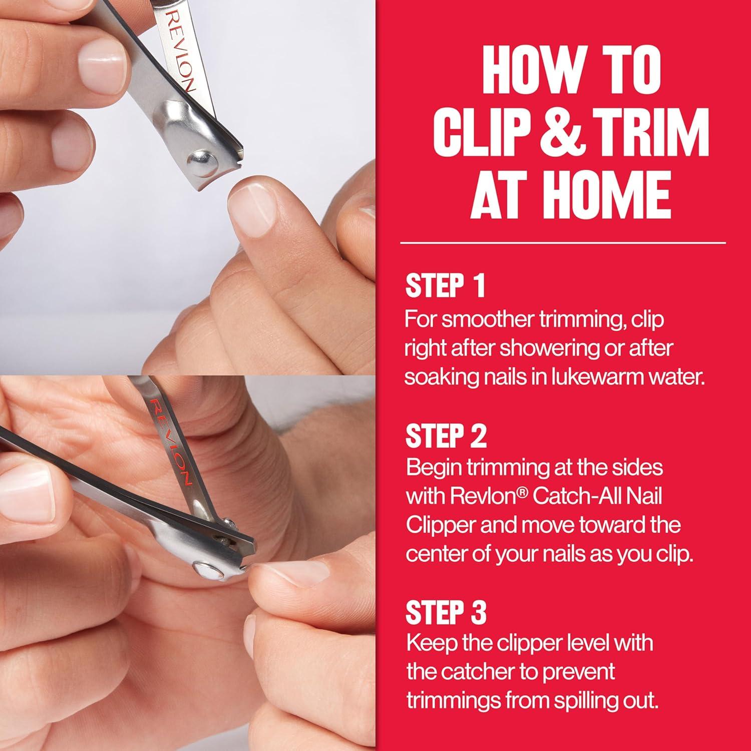 Cortador de Uñas Revlon Todo en Uno con Recogedor Integrado