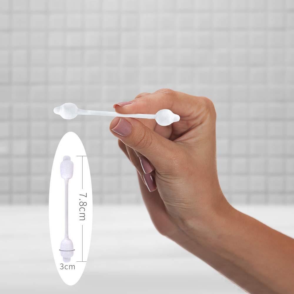 Hisopos de Algodón para Bebés Rayhee, 220 Piezas, Hipoalergénicos