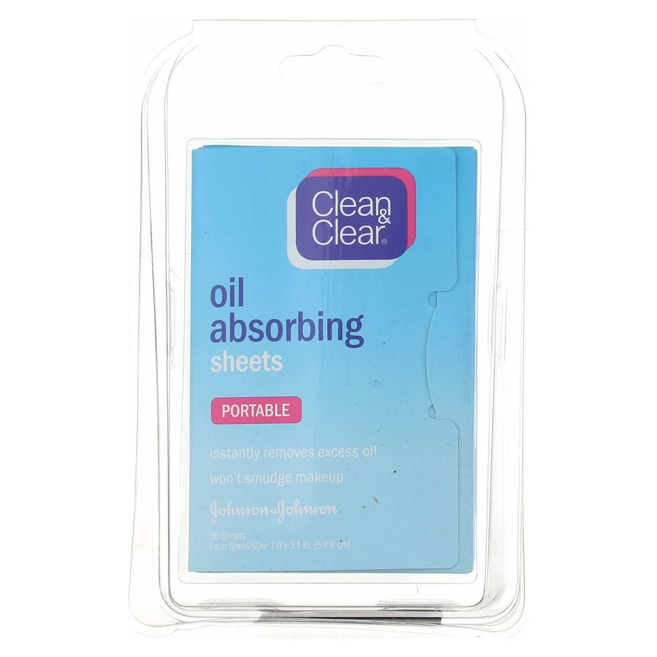 Hojas Absorbentes de Aceite Clean & Clear - Paquete de 150
