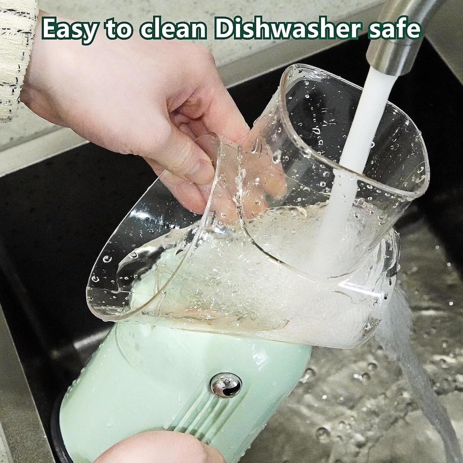 Rallador de Queso Rotatorio DFENGDF con 5 Cuchillas Intercambiables