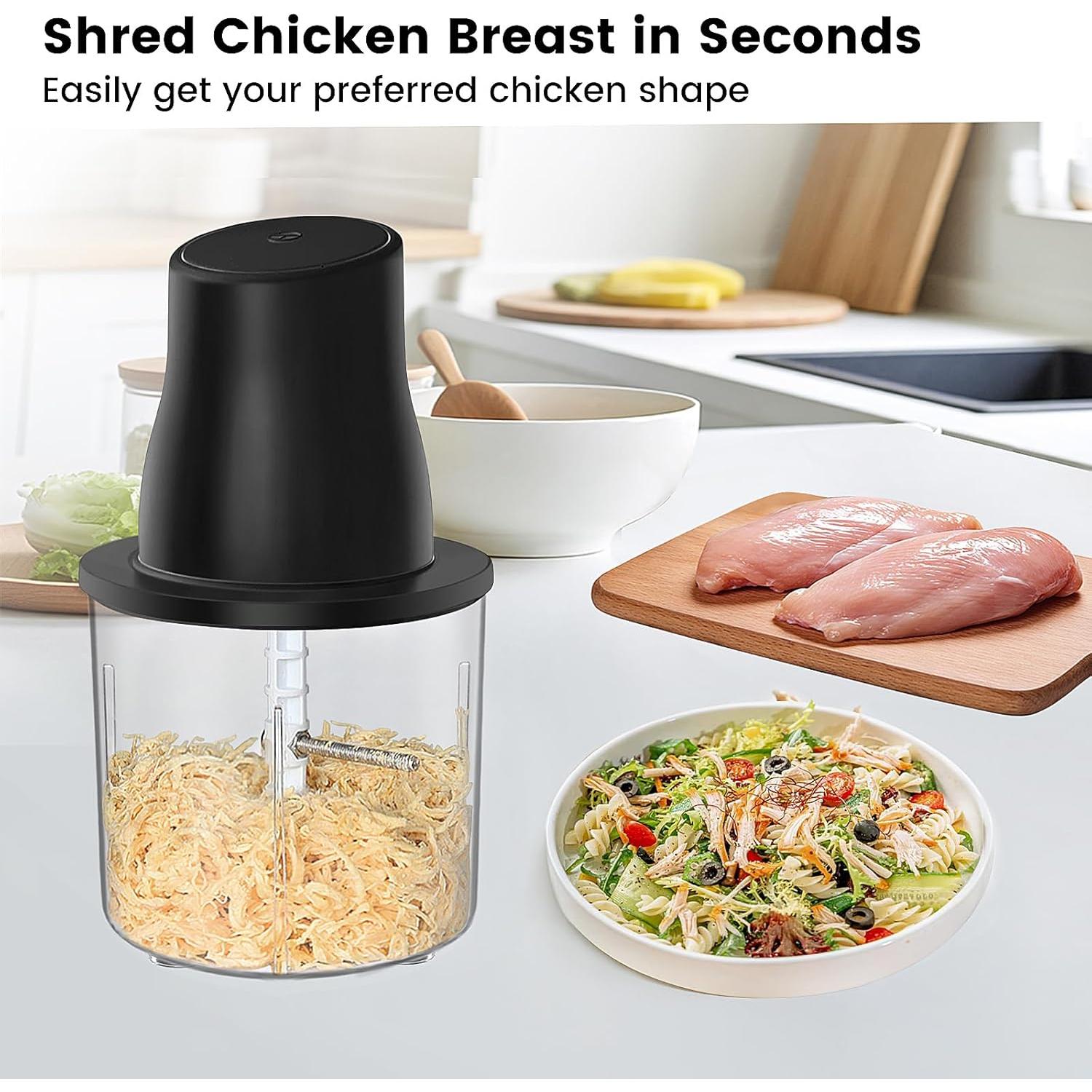 Desgarrador de Pollo Eléctrico Didforu 250W con Molinillo