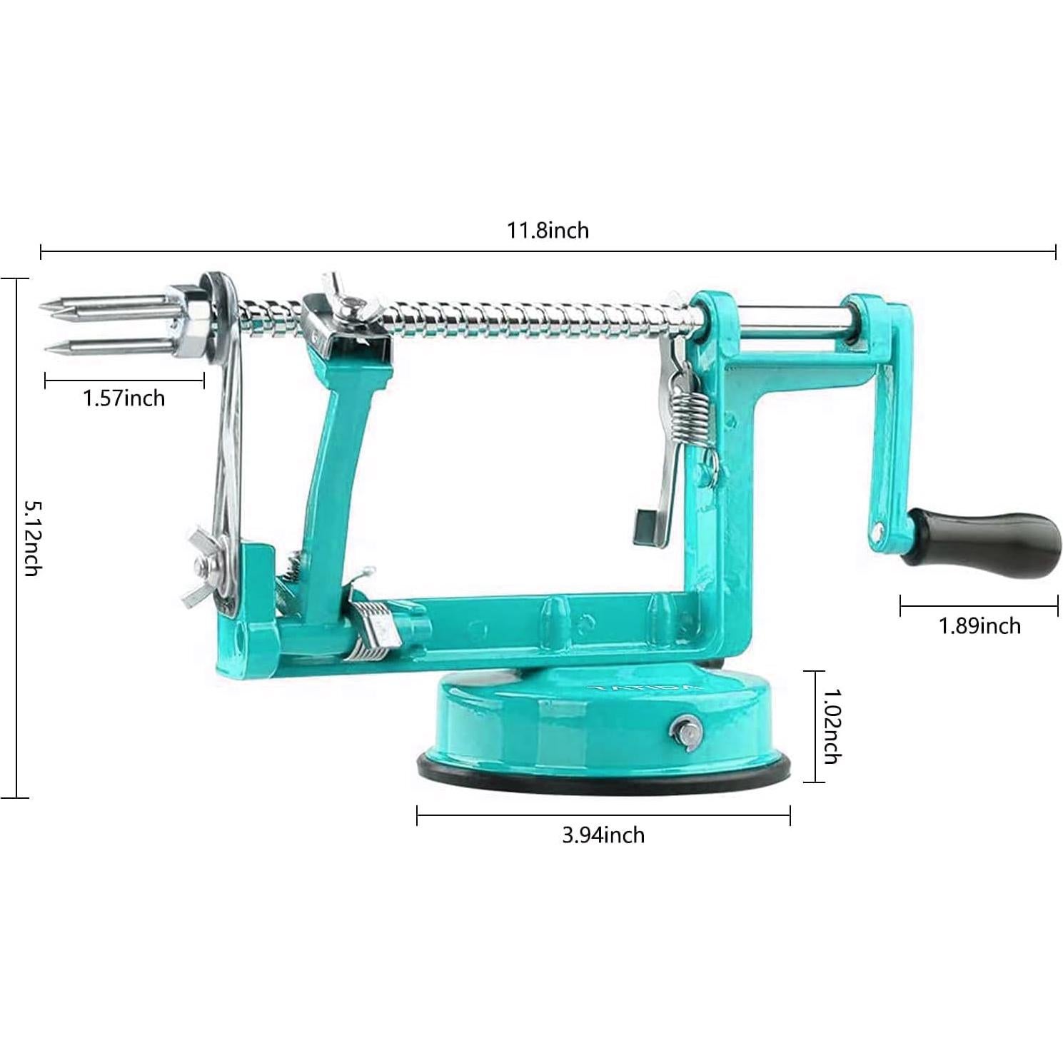 Pelador Descorazonador de Manzanas Tatida - Acero Inoxidable, Azul