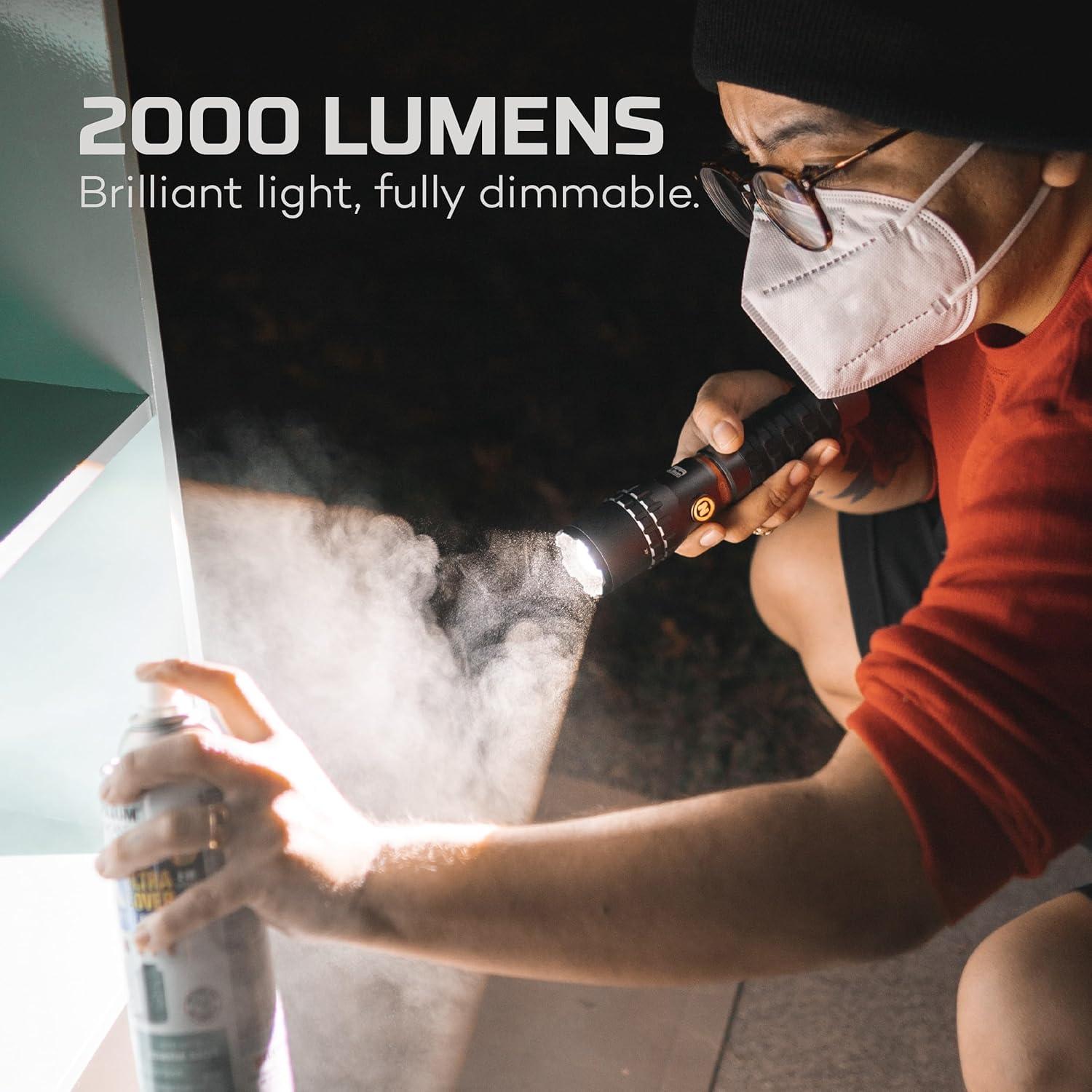 Linterna LED NEBO SLYDE King 2K 2000 Lúmenes Recargable