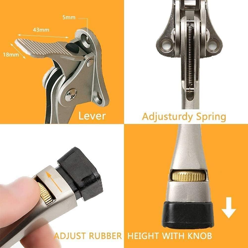 Tope de Puerta Gotega 10.16 cm Ajustable 2 Paquetes Bronce