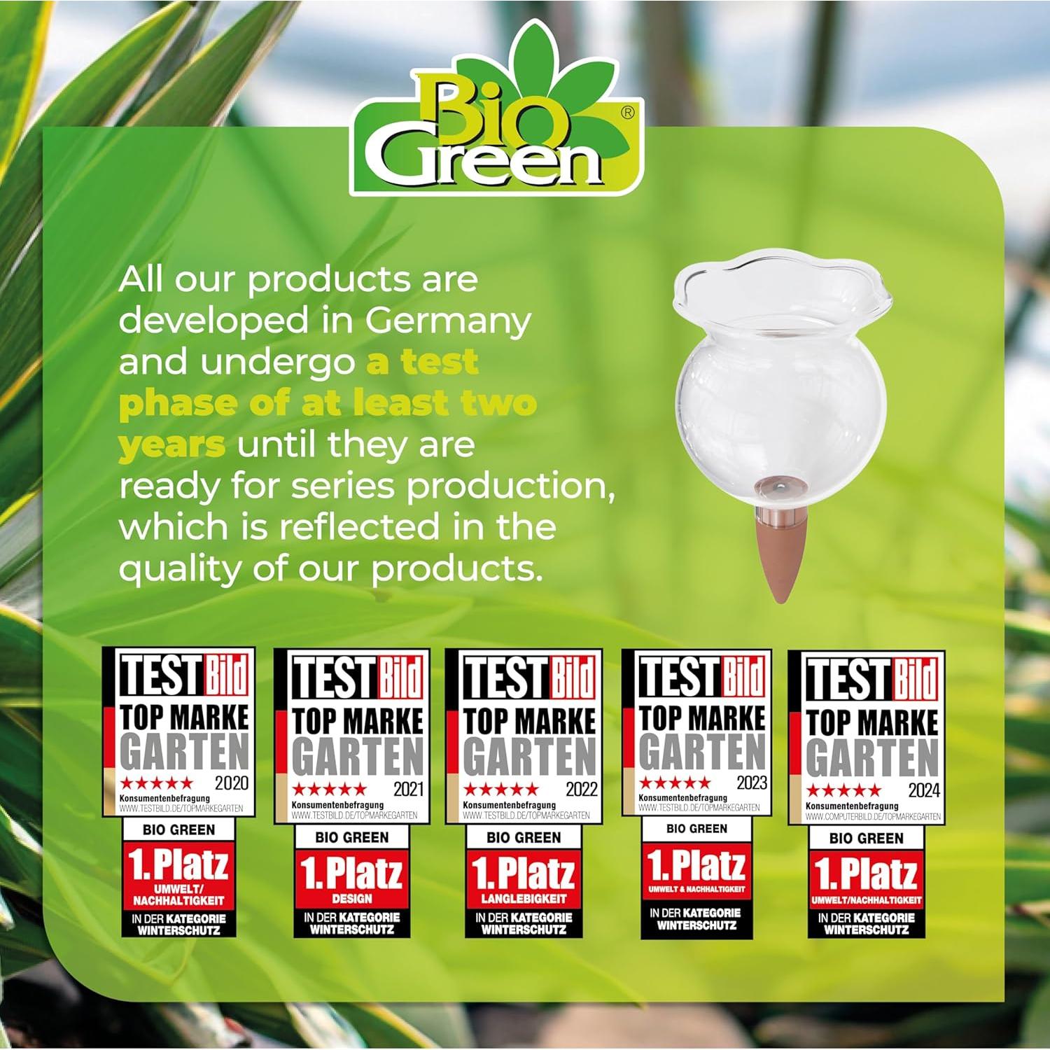 Globo de Autorriego BioGreen Hydro Bloom 200ml para Plantas