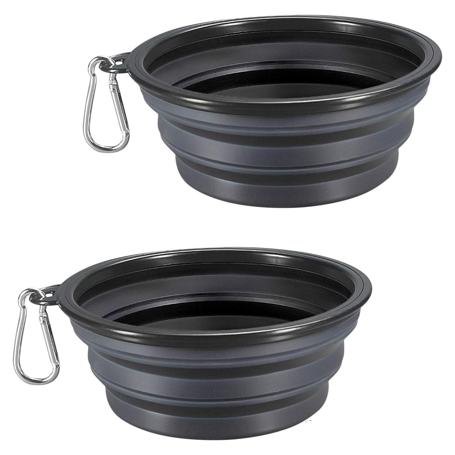 Cuencos Plegables para Perros COMSUN, 2 Tazas 355 ml