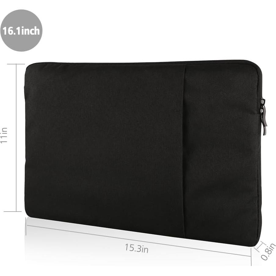 Funda Protectora UPERFECT 16.1" Negra Impermeable con Bolsillo