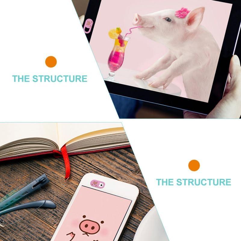 Cubierta Deslizante de Webcam Artibetter 3 Piezas Rosa