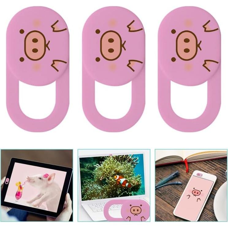 Cubierta Deslizante de Webcam Artibetter 3 Piezas Rosa