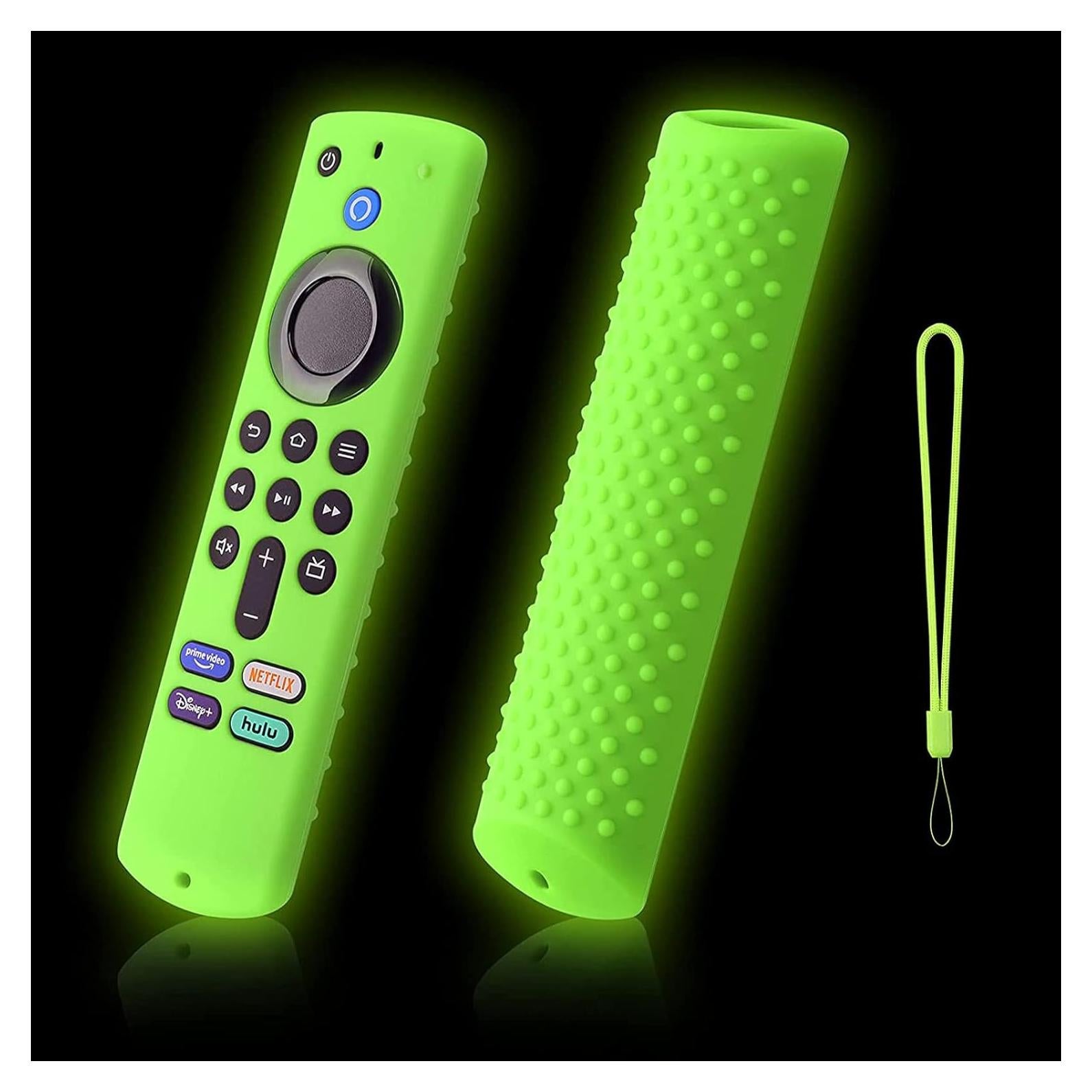 Funda Protectora Silicona Verde Brillante para Fire TV Stick 4K