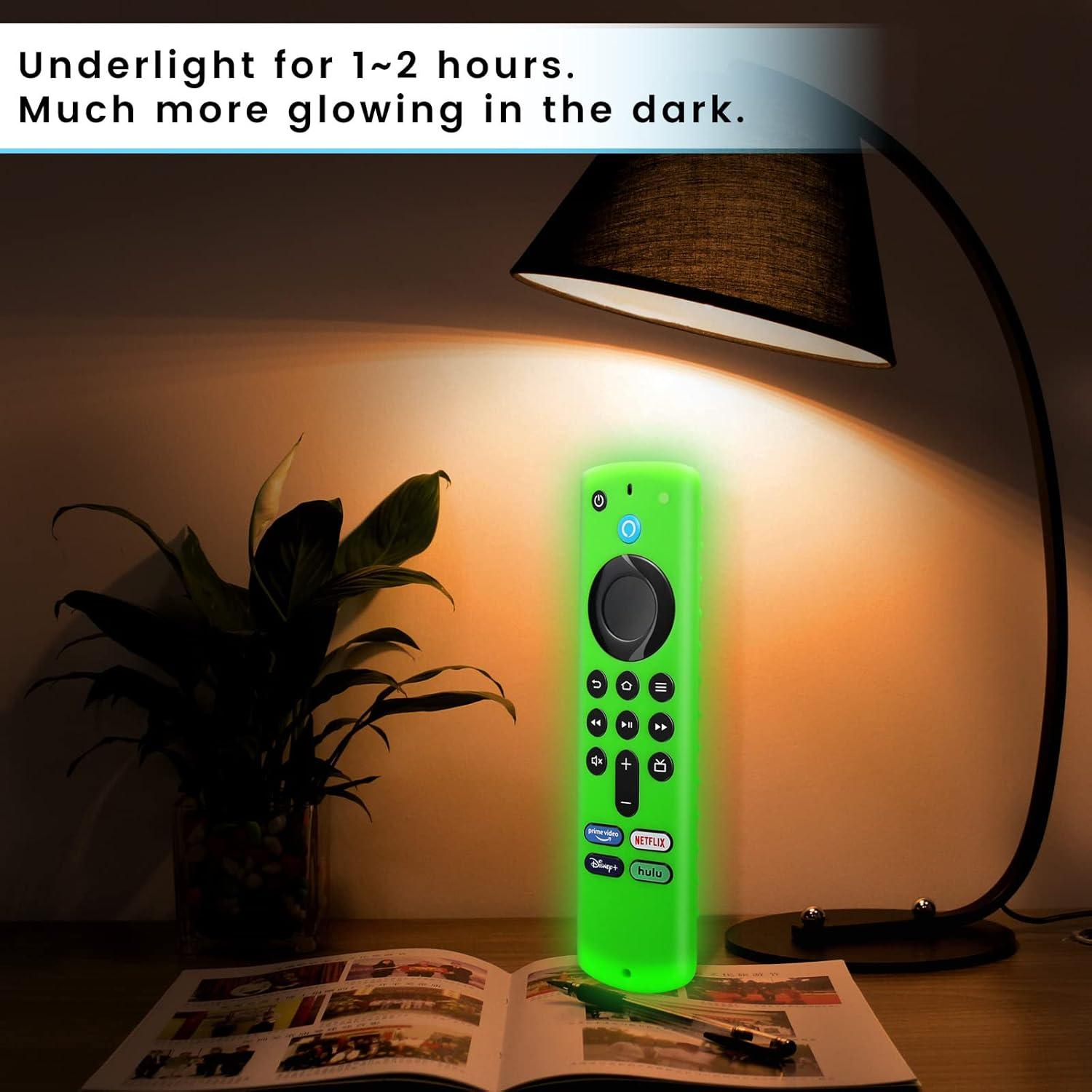 Funda Protectora Silicona Verde Brillante para Fire TV Stick 4K