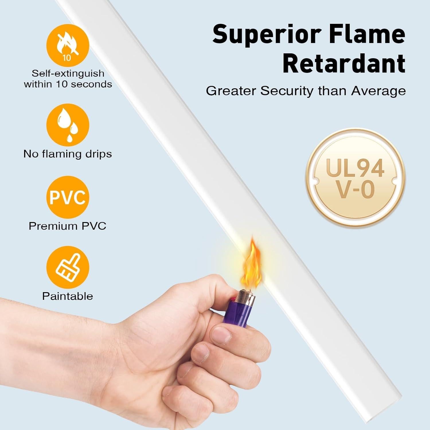 Cubierta de Cables Delamu 159.5 cm Blanca para TV