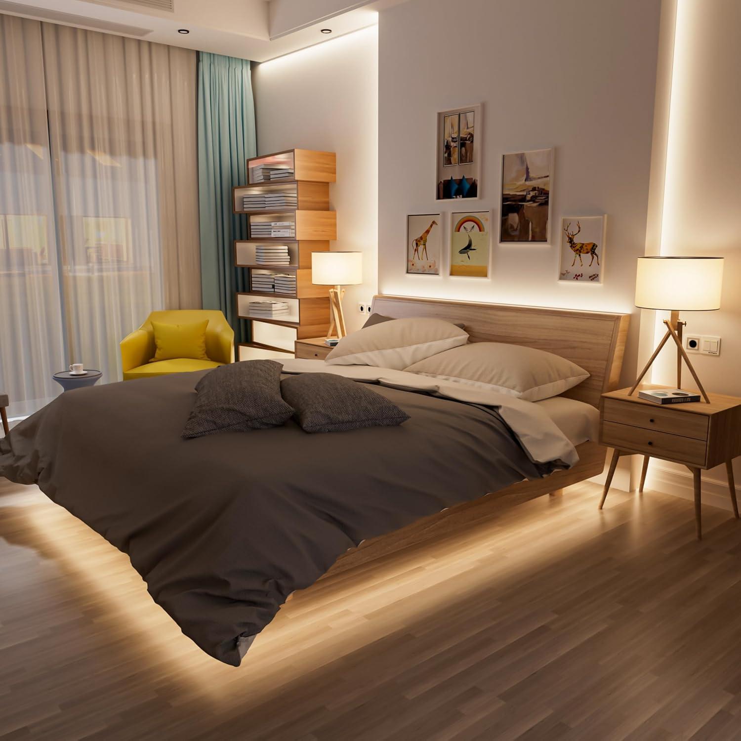 Cinta LED COB MIWISE 2m Regulable 2700K-6500K Control Remoto